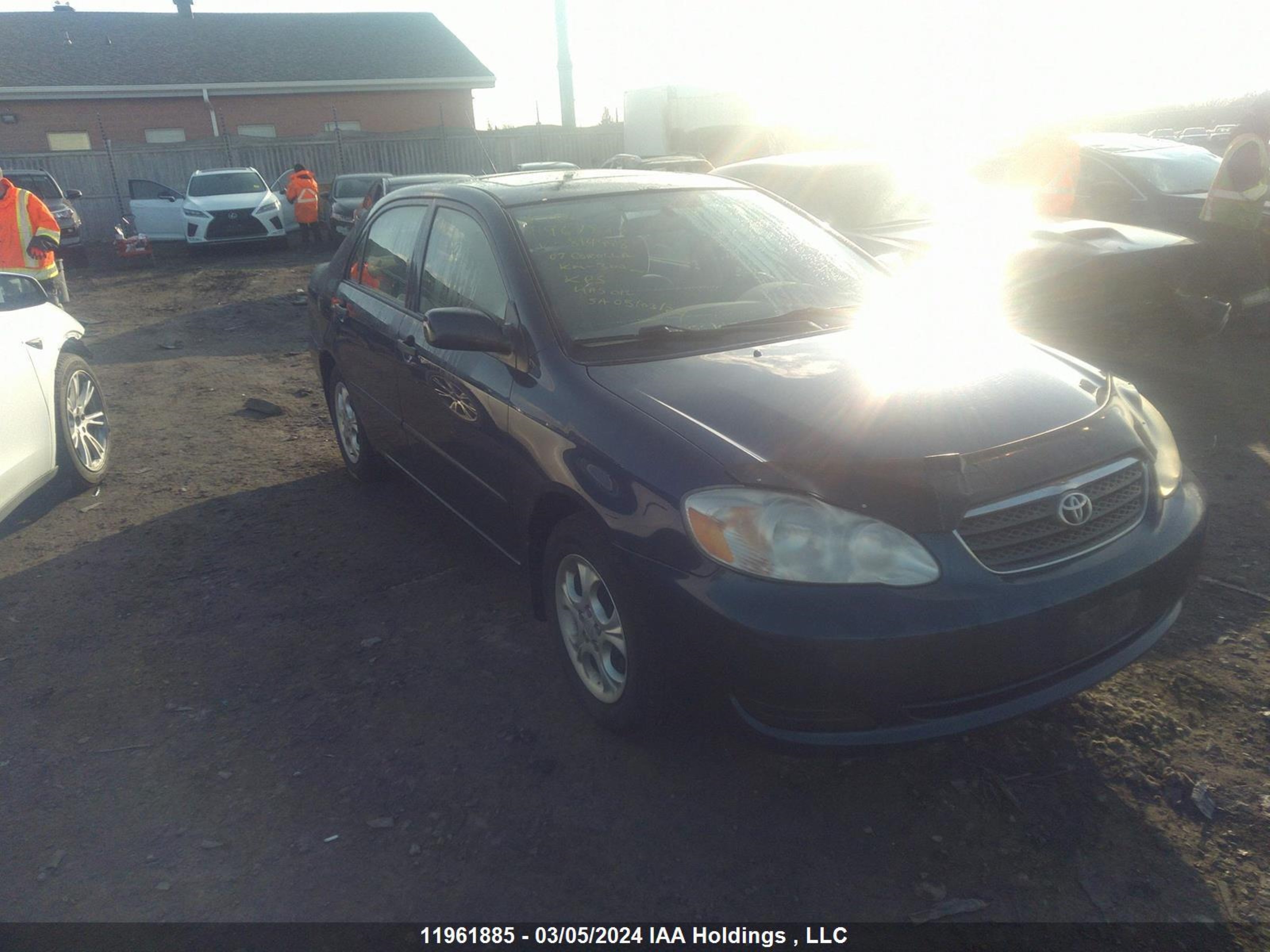 TOYOTA COROLLA 2007 2t1br32e47c814998