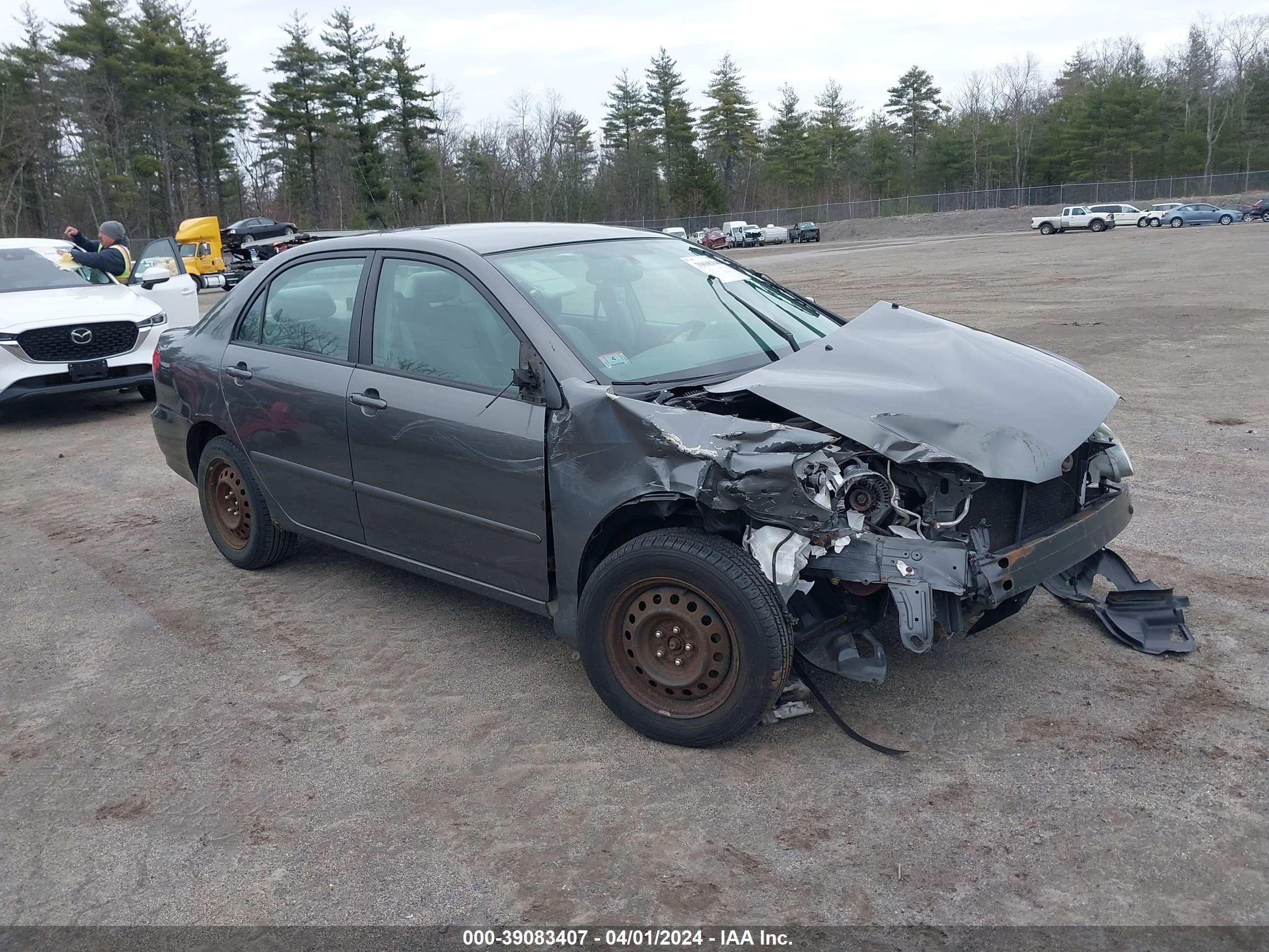 TOYOTA COROLLA 2007 2t1br32e47c818789