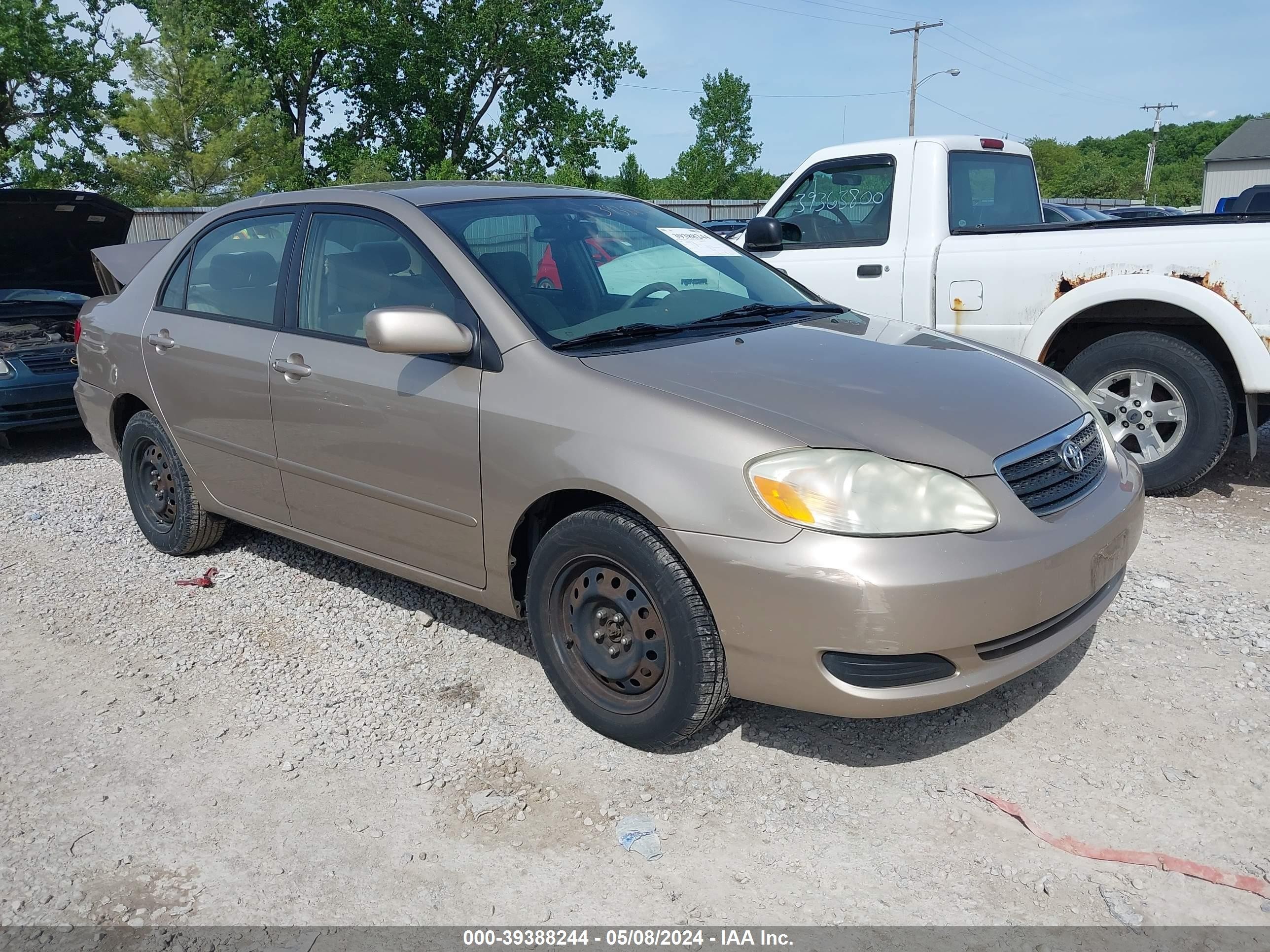 TOYOTA COROLLA 2008 2t1br32e48c861496