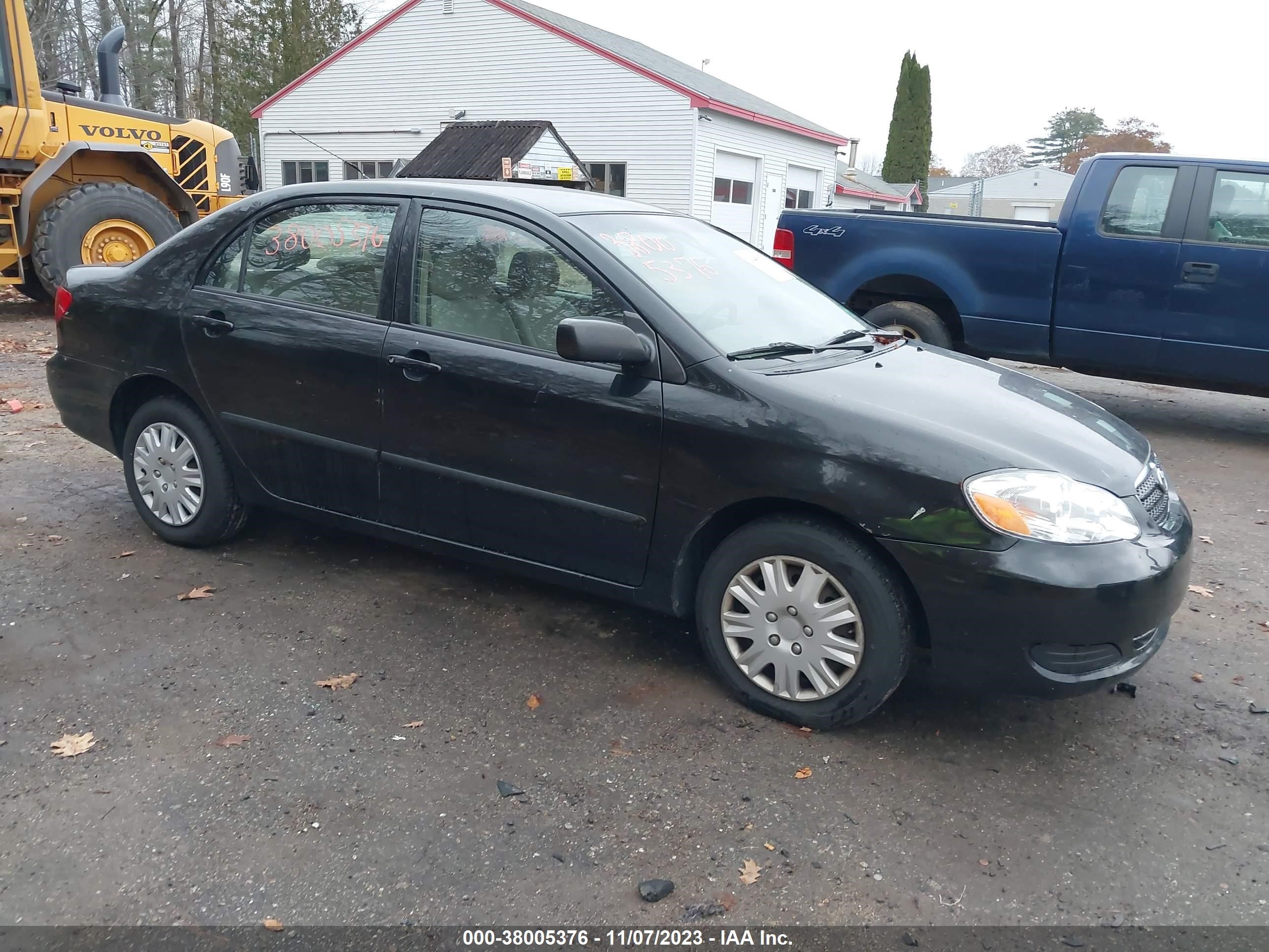 TOYOTA COROLLA 2008 2t1br32e48c877083