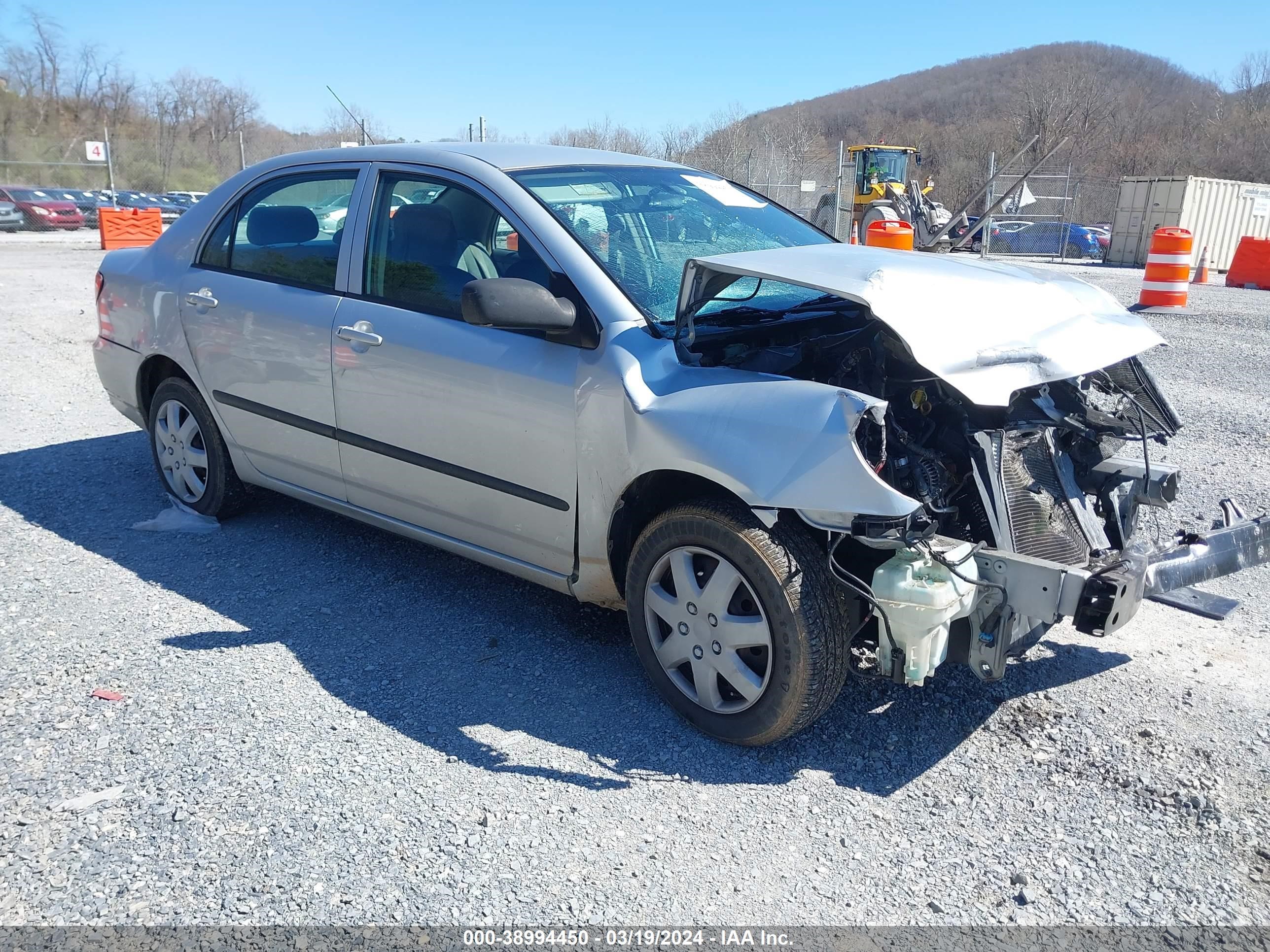 TOYOTA COROLLA 2008 2t1br32e48c899634