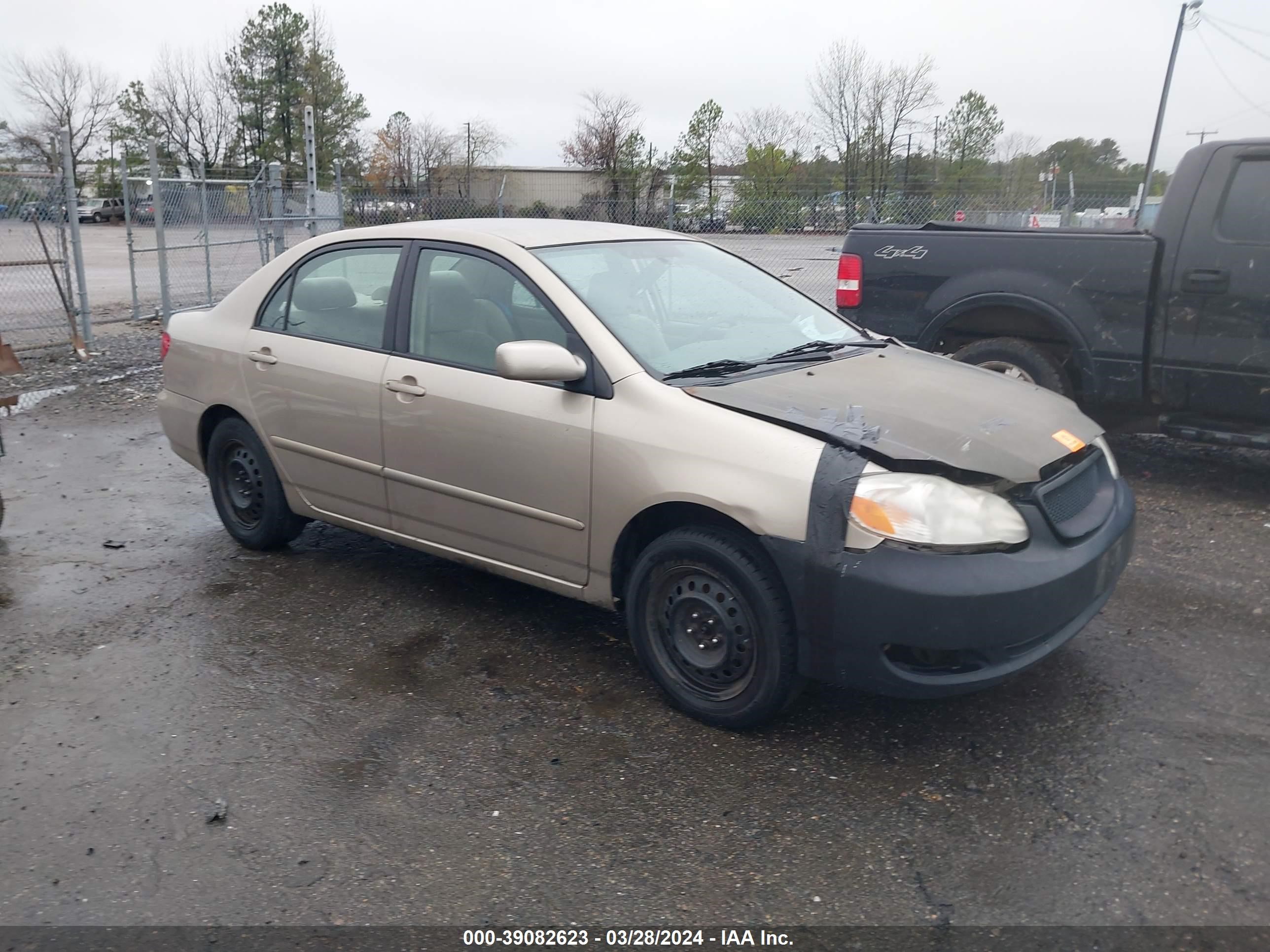 TOYOTA COROLLA 2008 2t1br32e48c926749