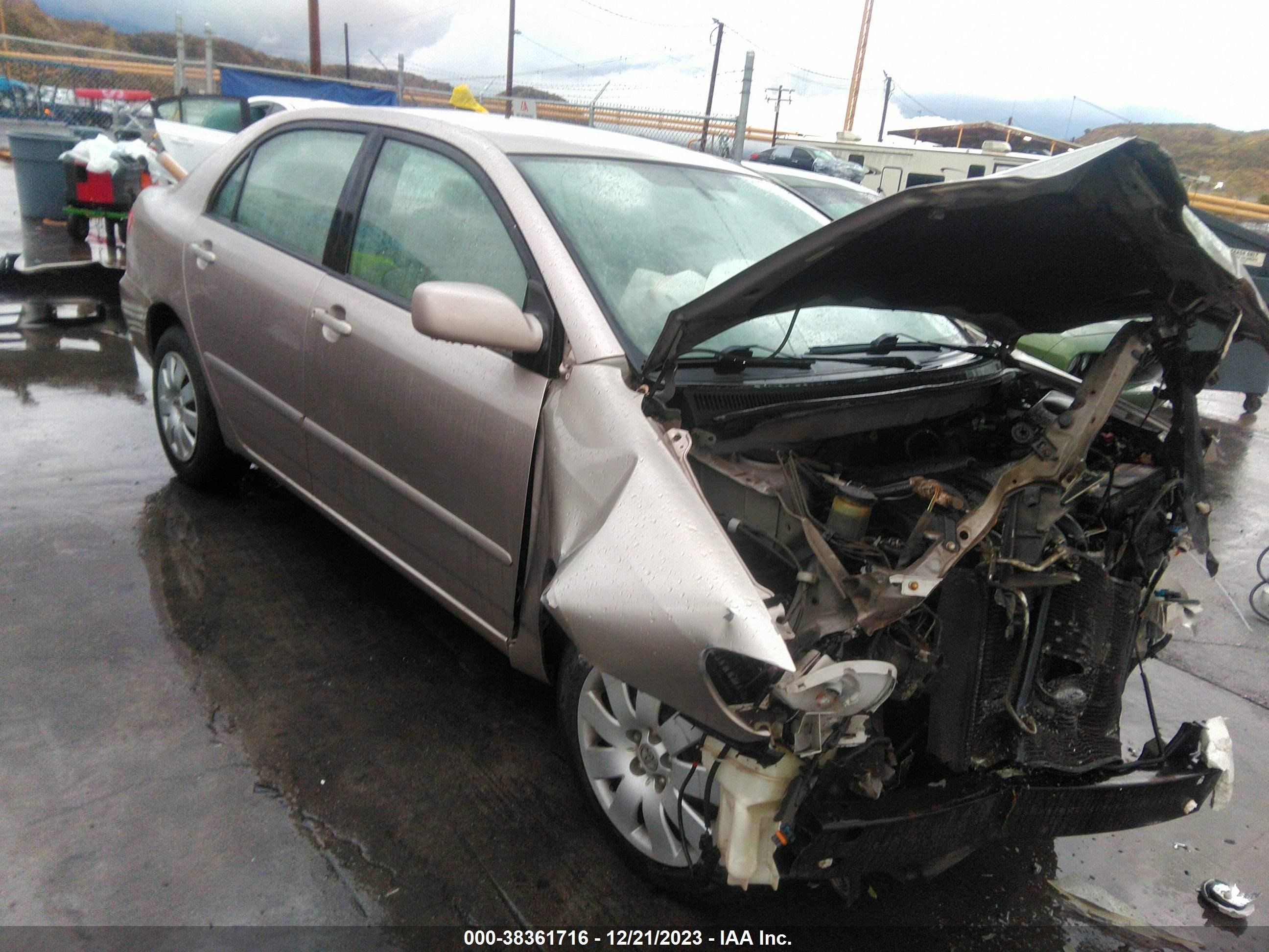 TOYOTA COROLLA 2003 2t1br32e53c038276