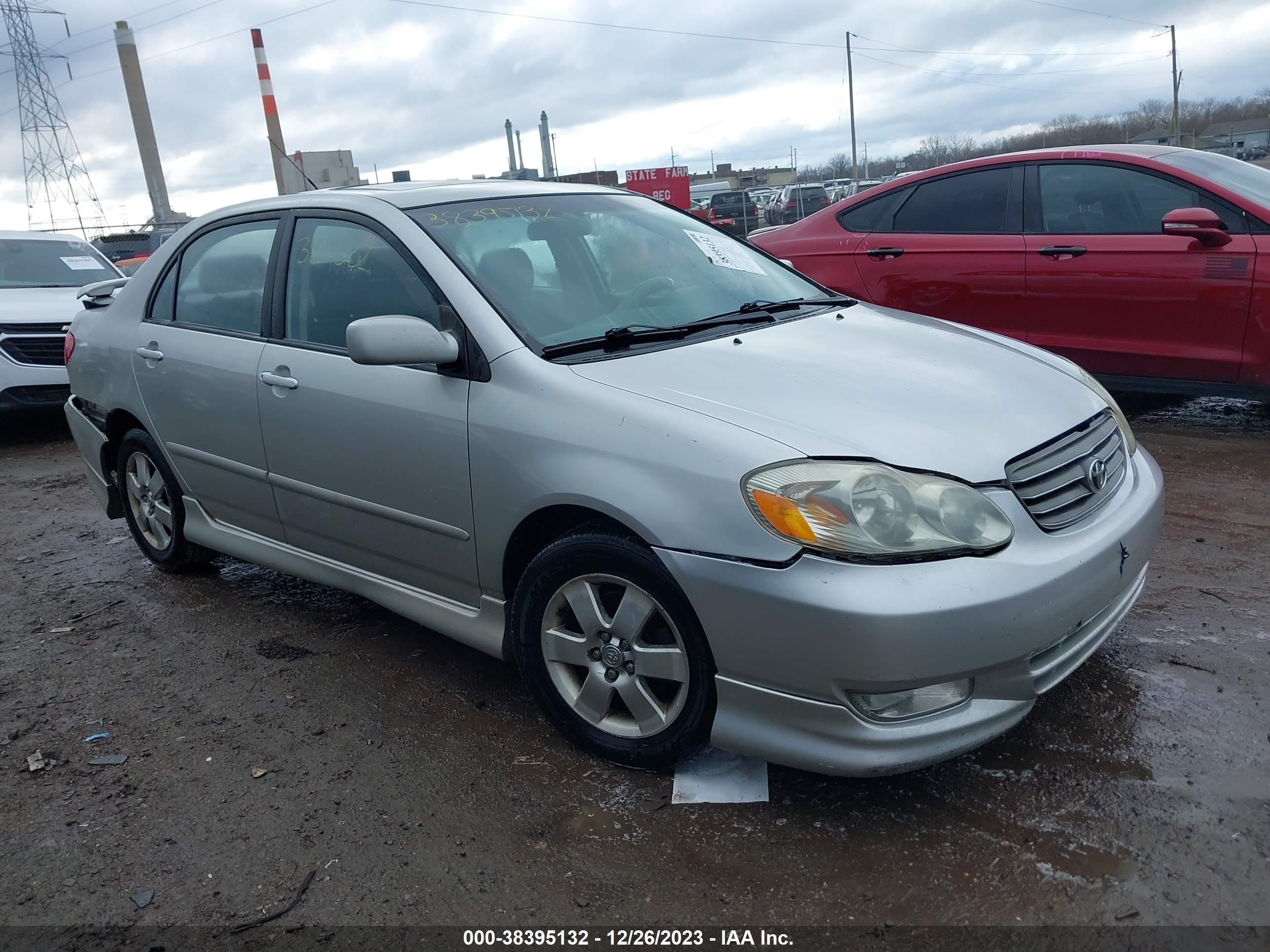 TOYOTA COROLLA 2003 2t1br32e53c165562