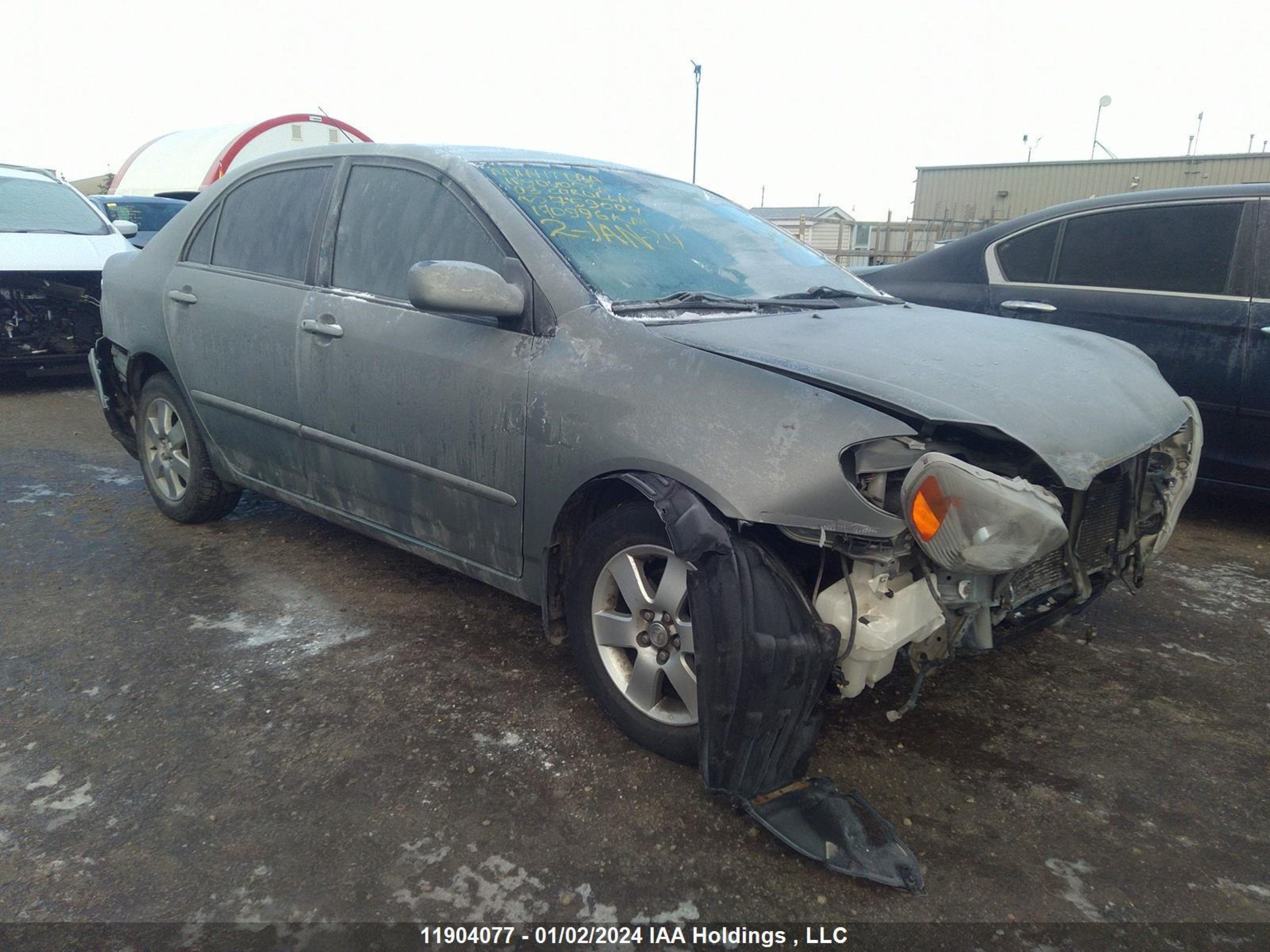 TOYOTA COROLLA 2003 2t1br32e53c759004