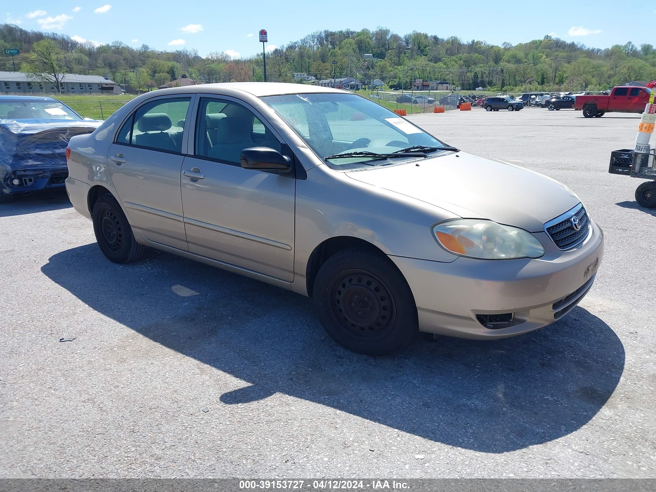 TOYOTA COROLLA 2005 2t1br32e55c331646