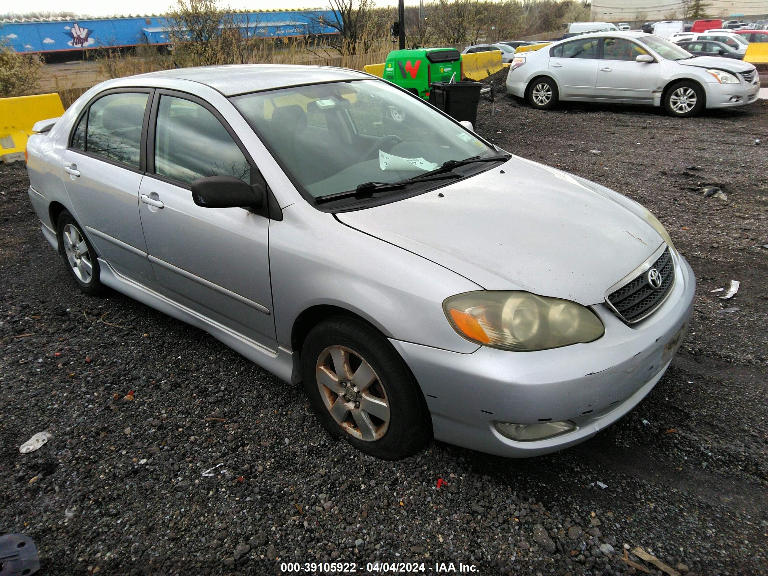 TOYOTA COROLLA 2005 2t1br32e55c360371