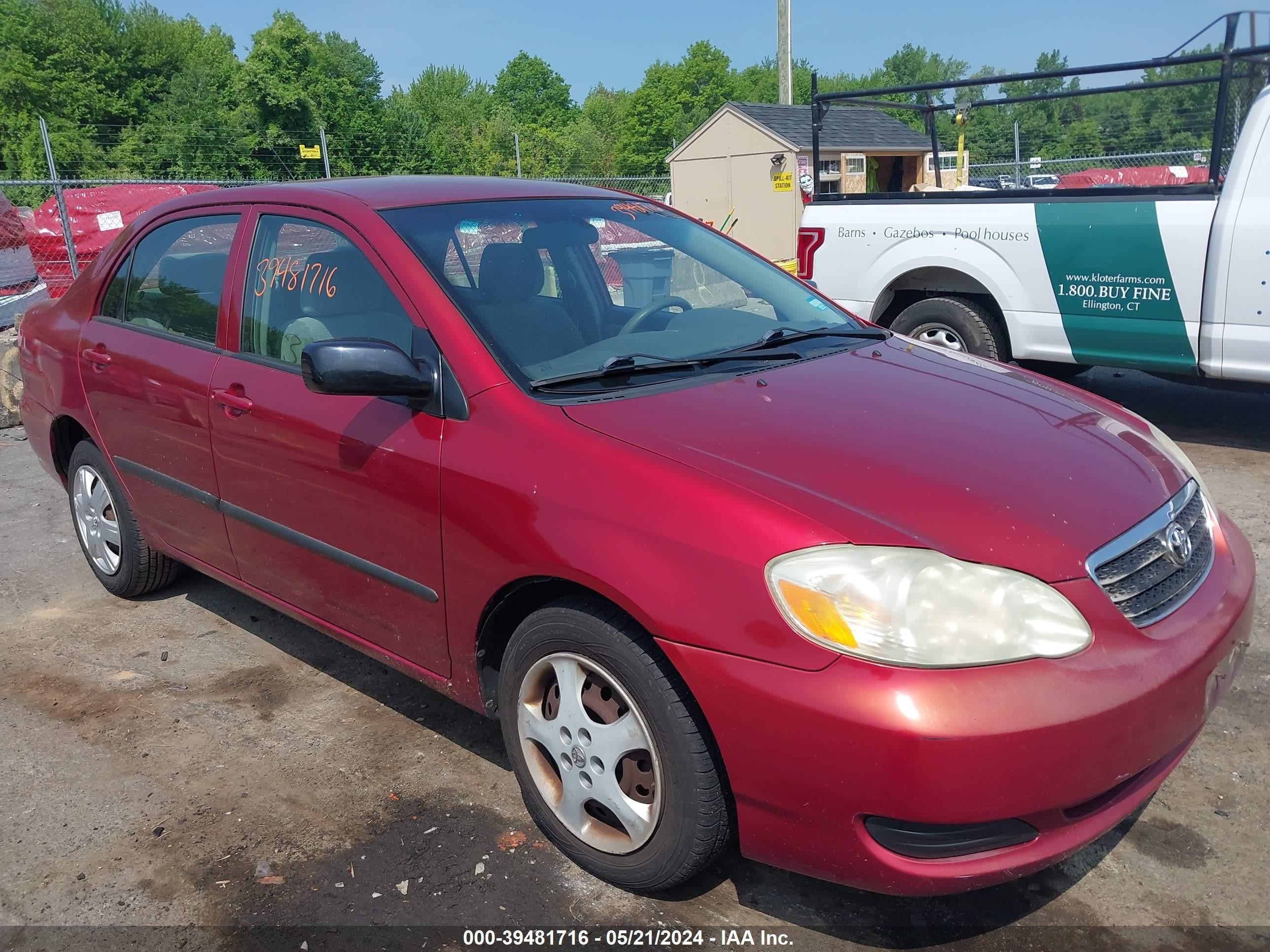 TOYOTA COROLLA 2005 2t1br32e55c360838