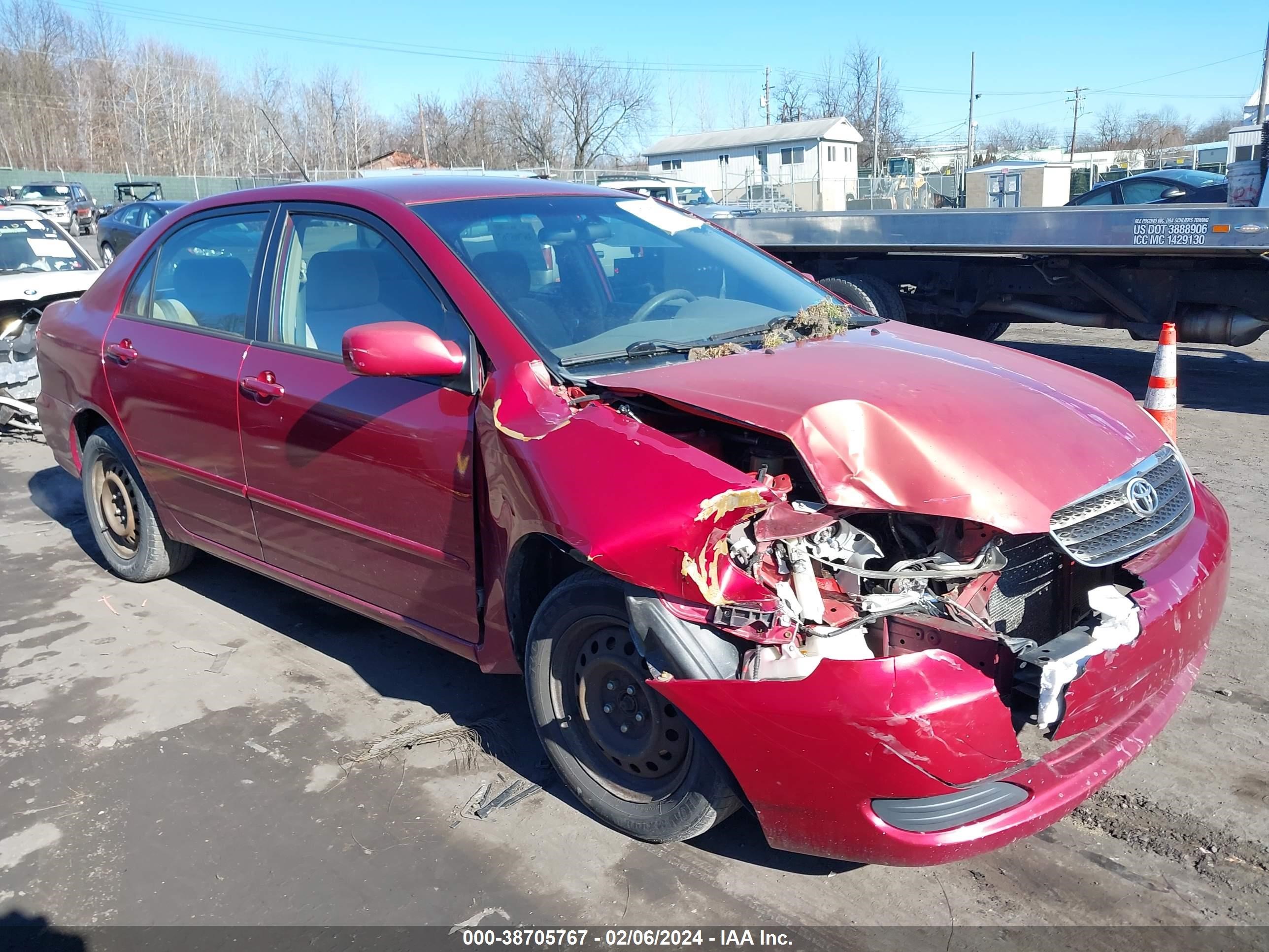 TOYOTA COROLLA 2005 2t1br32e55c395105