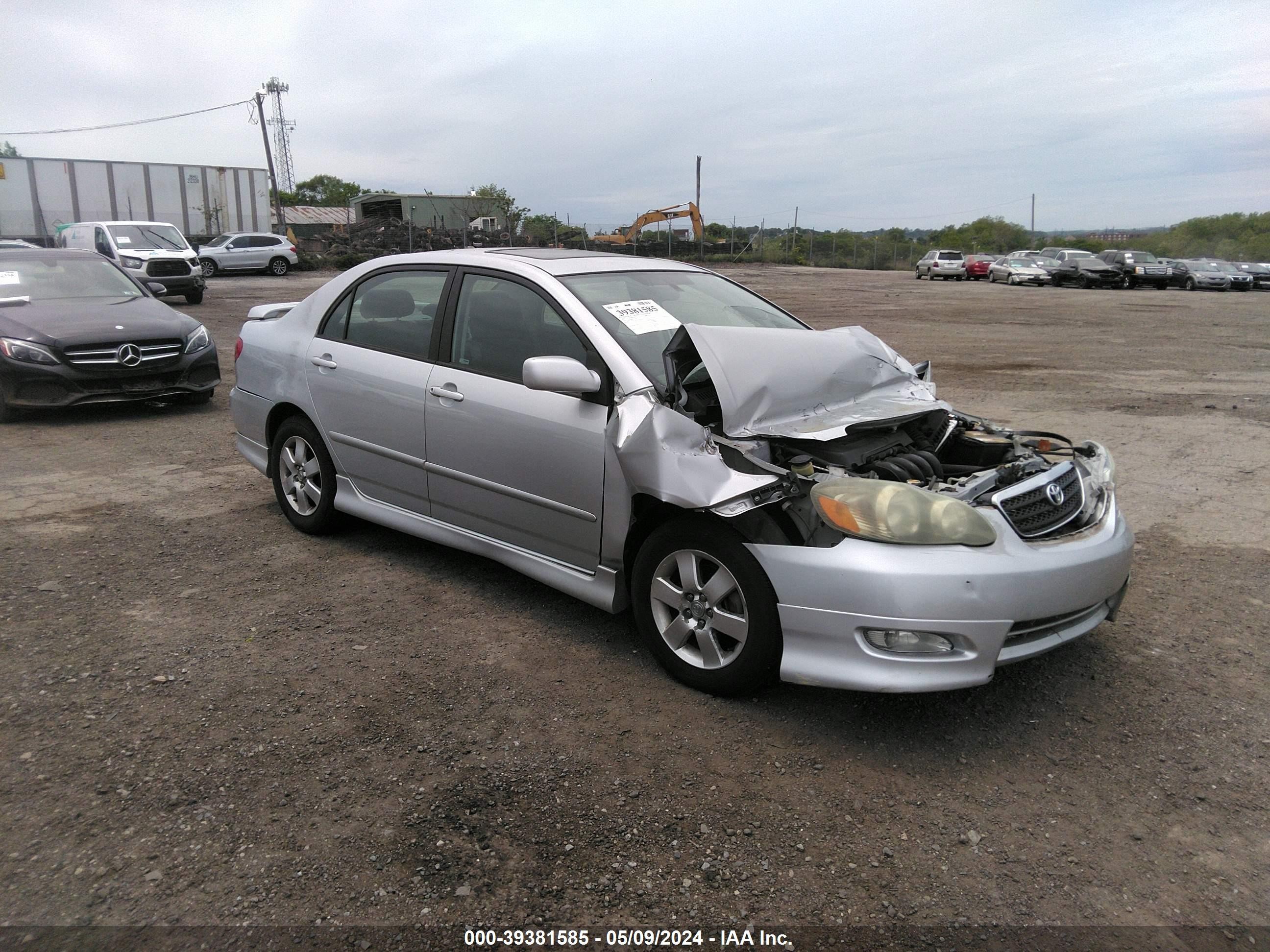 TOYOTA COROLLA 2005 2t1br32e55c502489