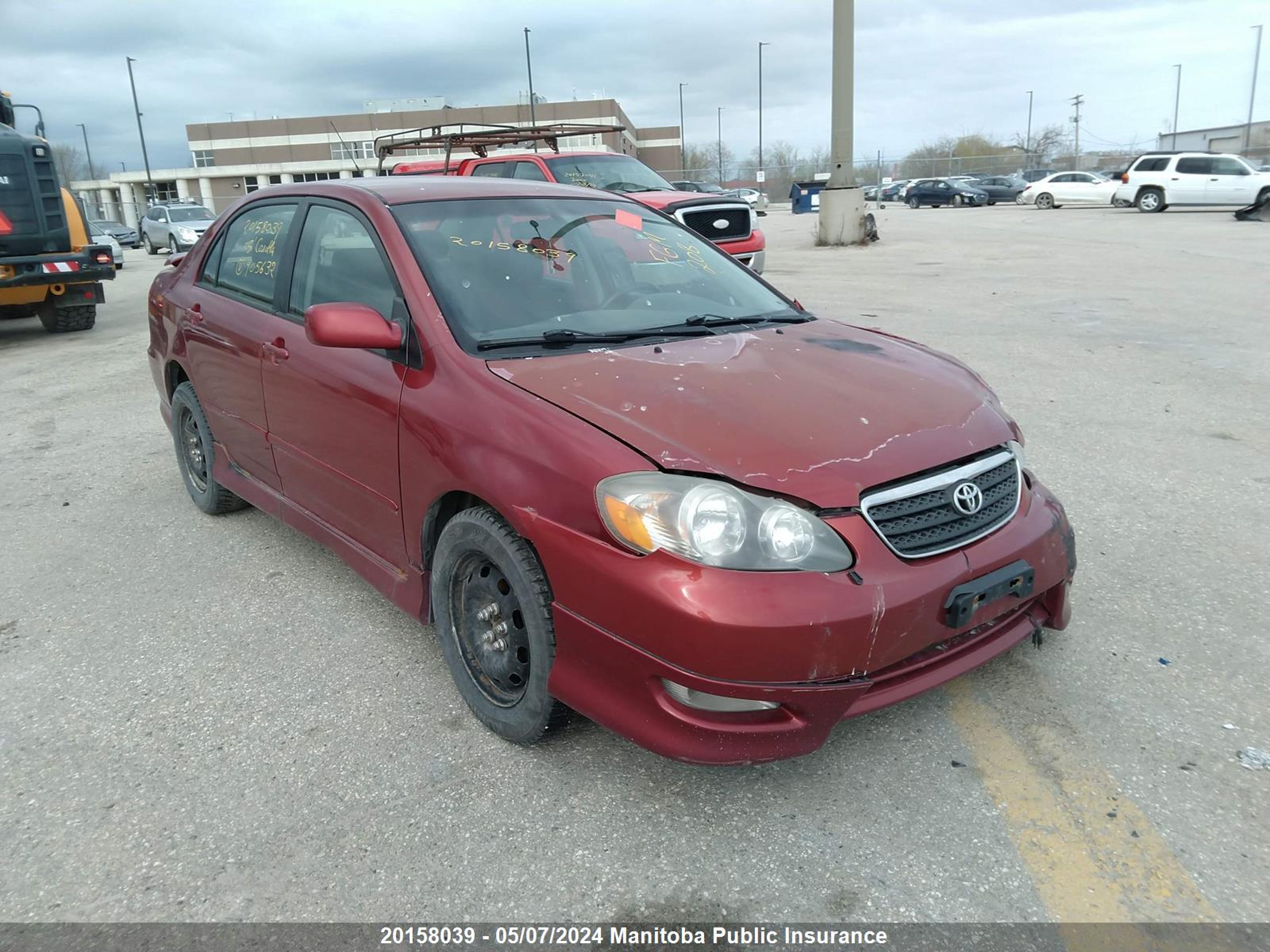 TOYOTA COROLLA 2005 2t1br32e55c905632