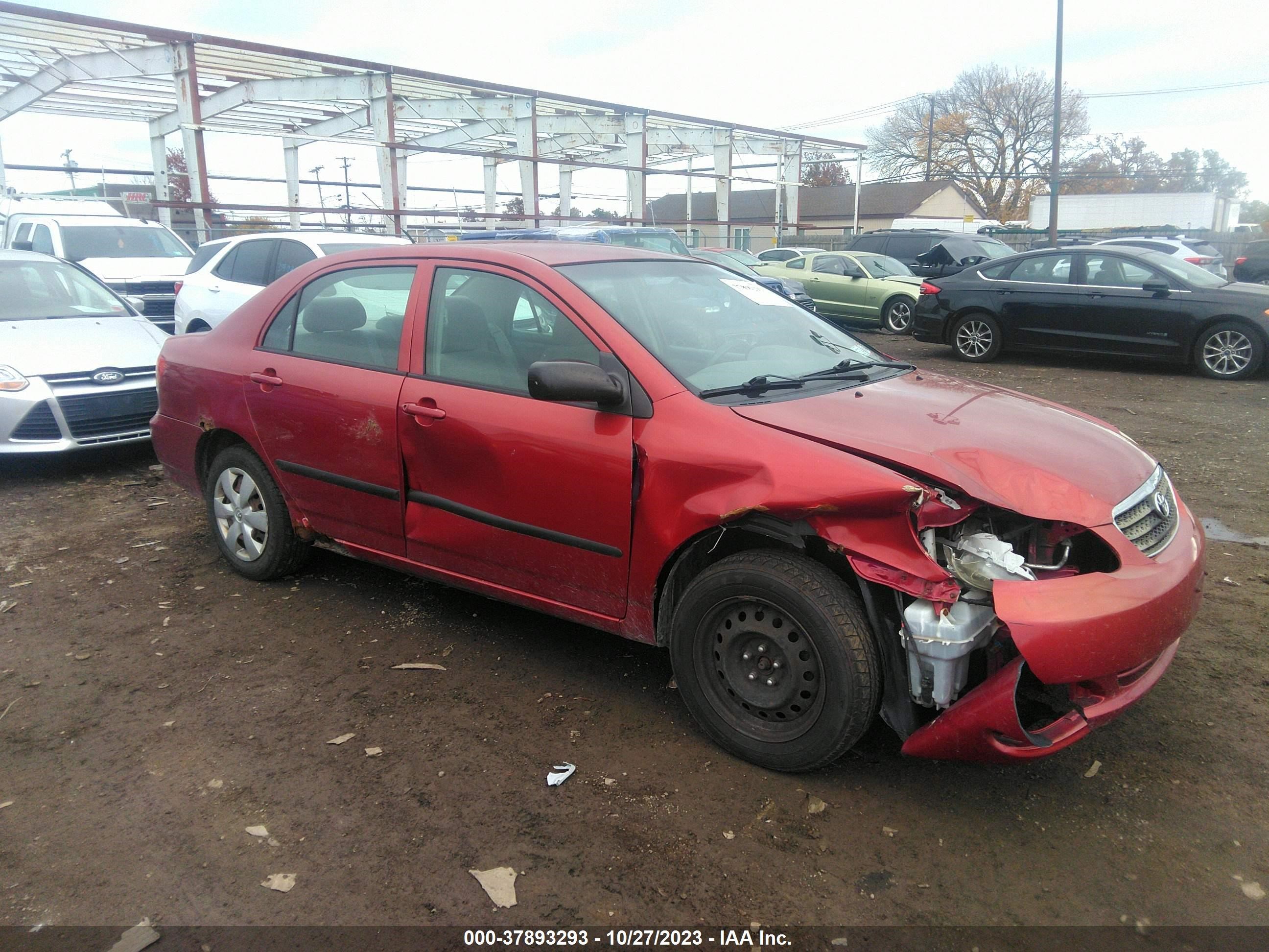 TOYOTA COROLLA 2007 2t1br32e57c726249