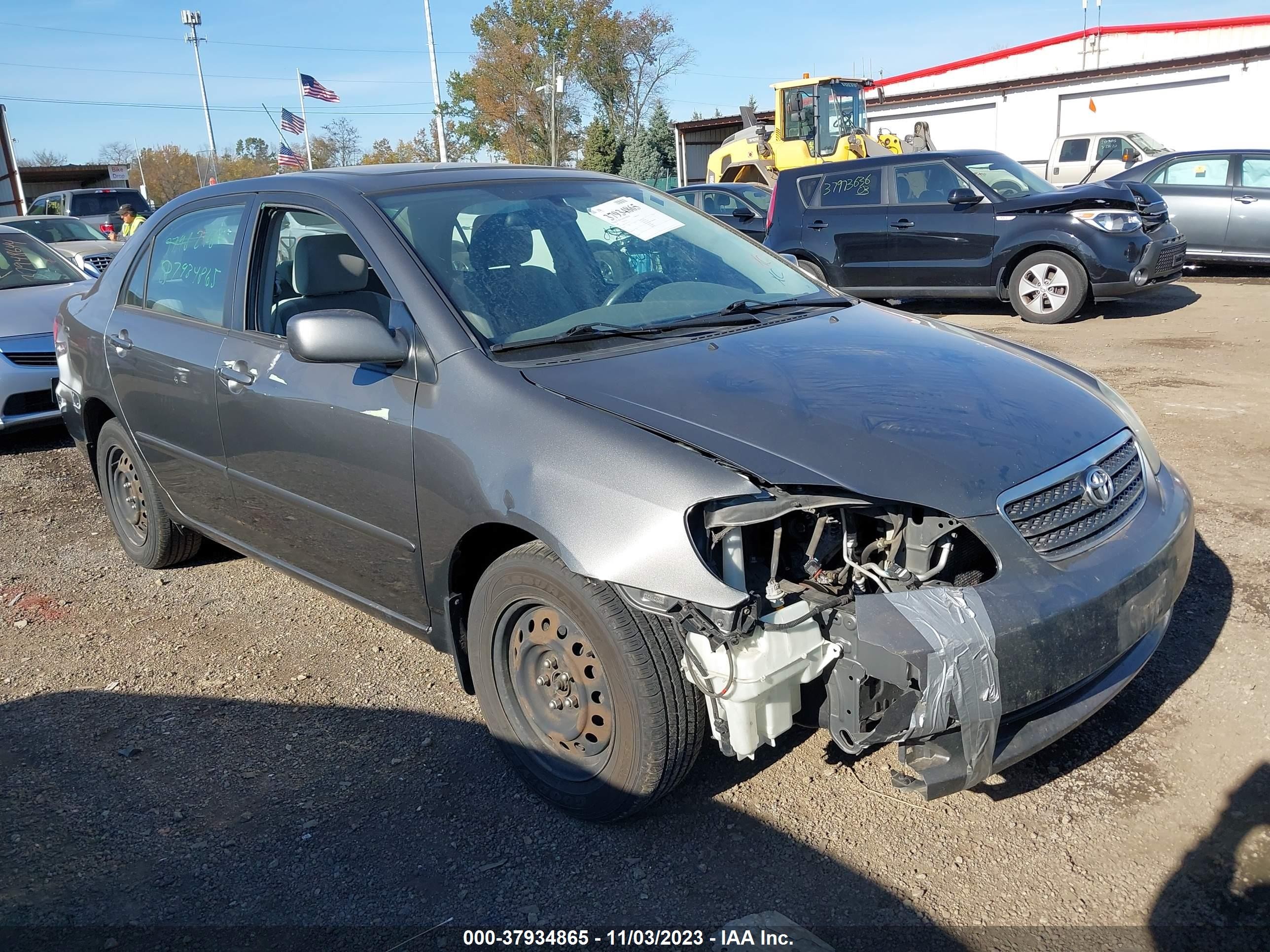 TOYOTA COROLLA 2007 2t1br32e57c775273