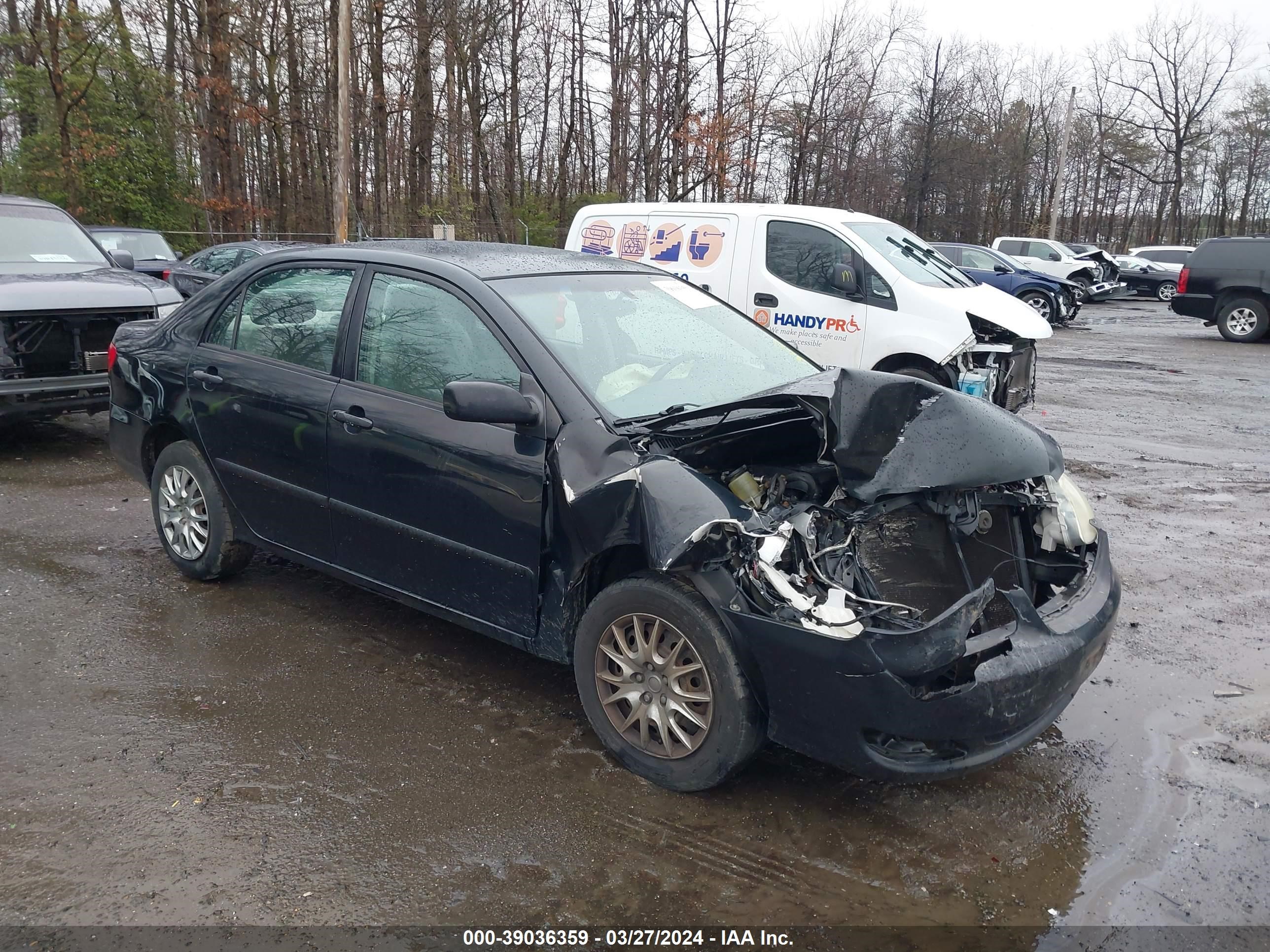 TOYOTA COROLLA 2007 2t1br32e57c849257