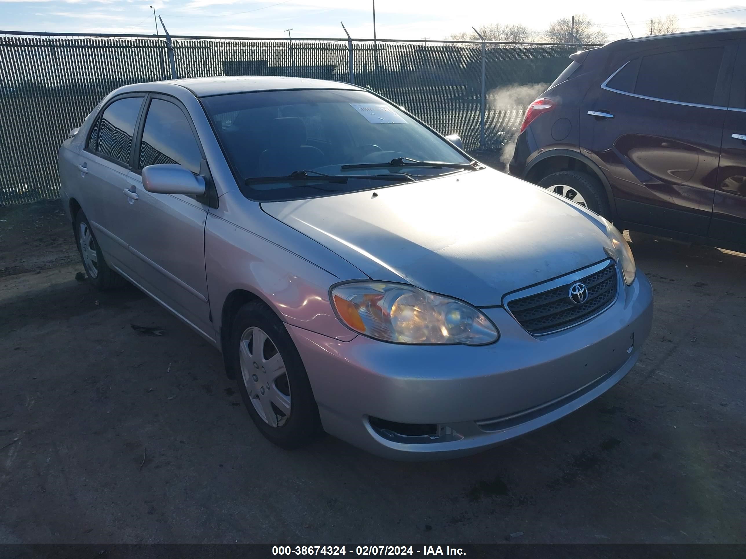 TOYOTA COROLLA 2008 2t1br32e58c876380