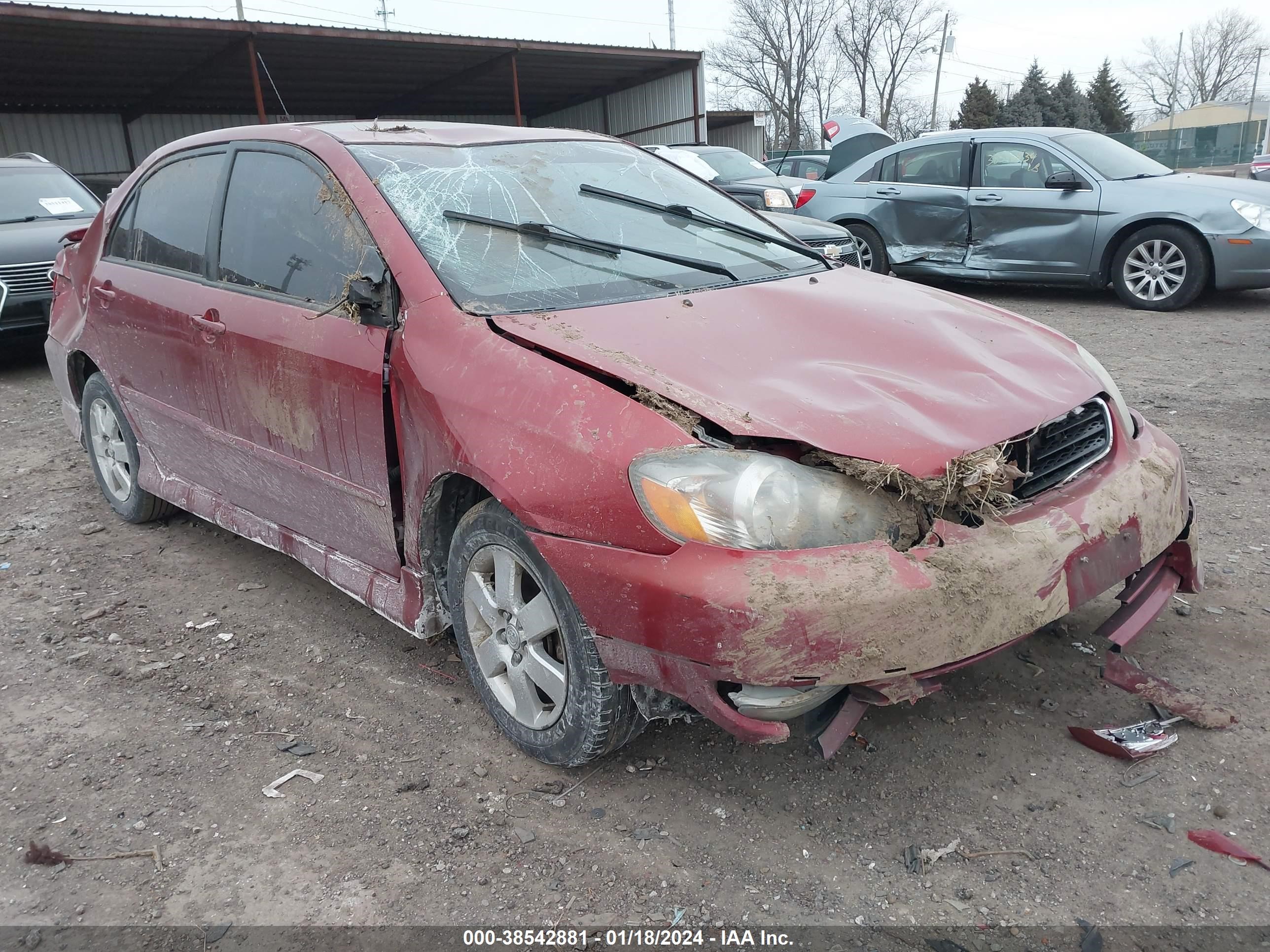 TOYOTA COROLLA 2008 2t1br32e58c914870