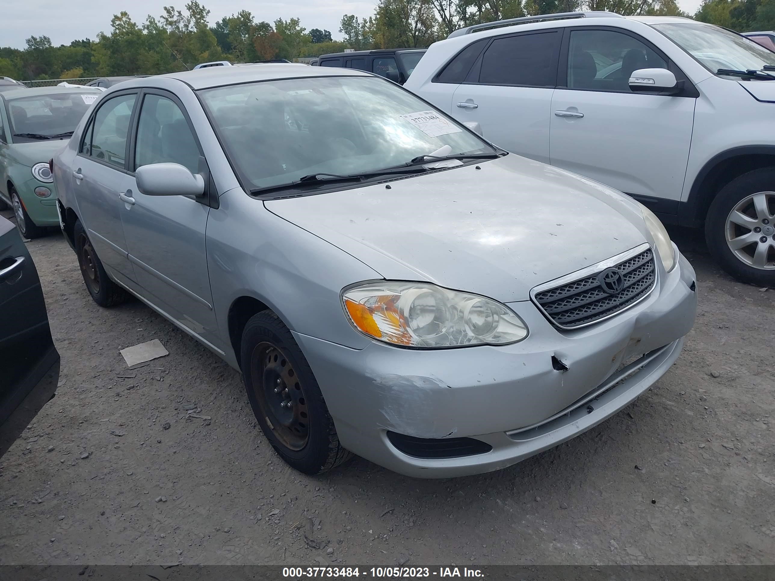 TOYOTA COROLLA 2008 2t1br32e58c922483