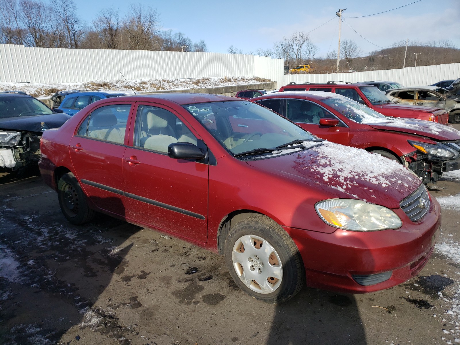 TOYOTA COROLLA 2003 2t1br32e63c034706