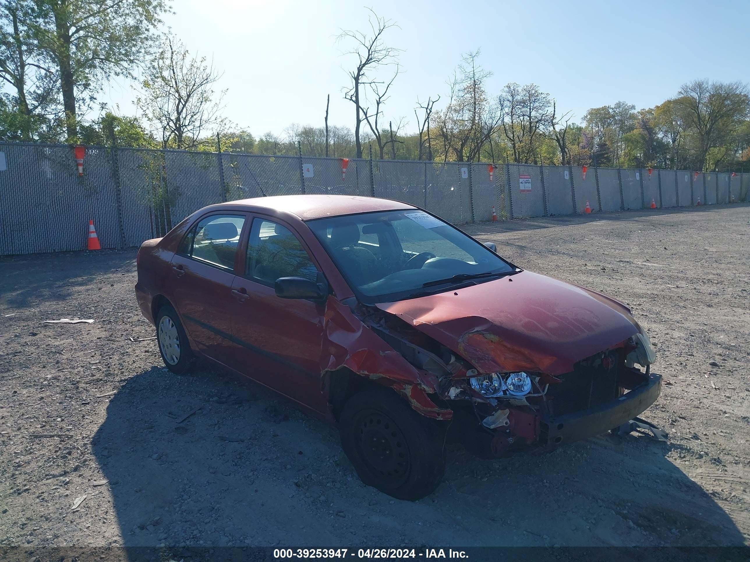 TOYOTA COROLLA 2003 2t1br32e63c161956