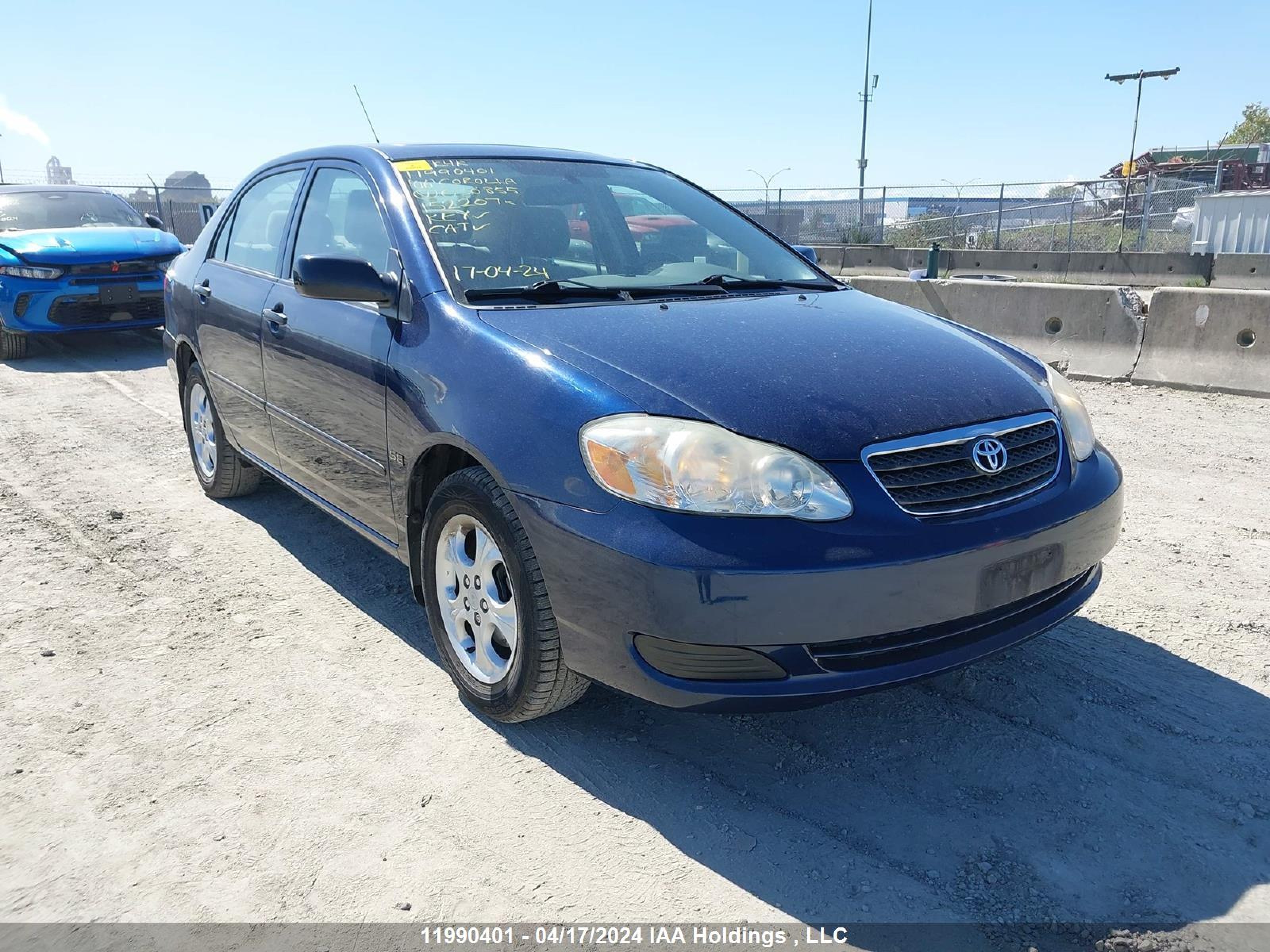 TOYOTA COROLLA 2006 2t1br32e66c630855