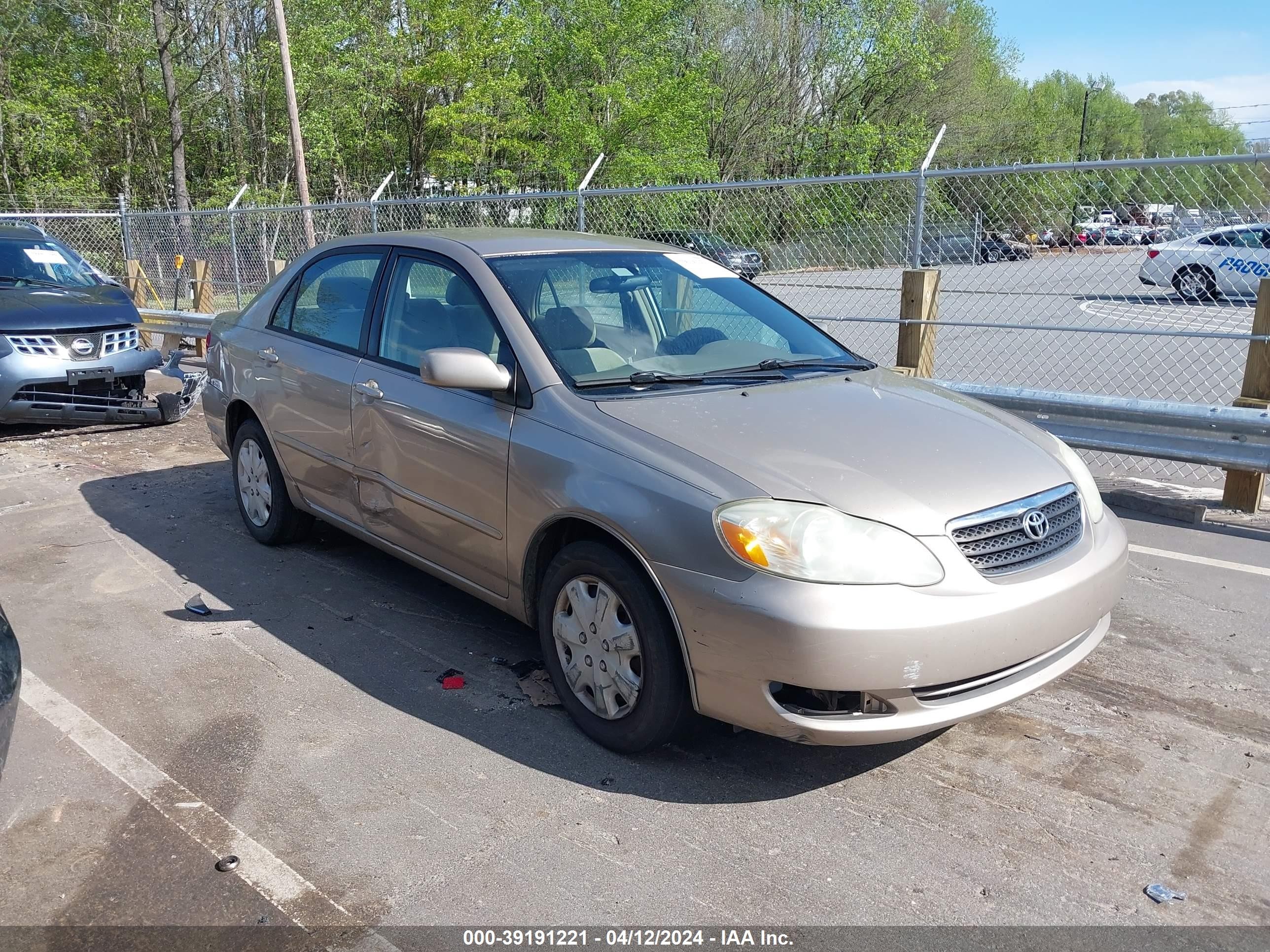 TOYOTA COROLLA 2006 2t1br32e66c684804