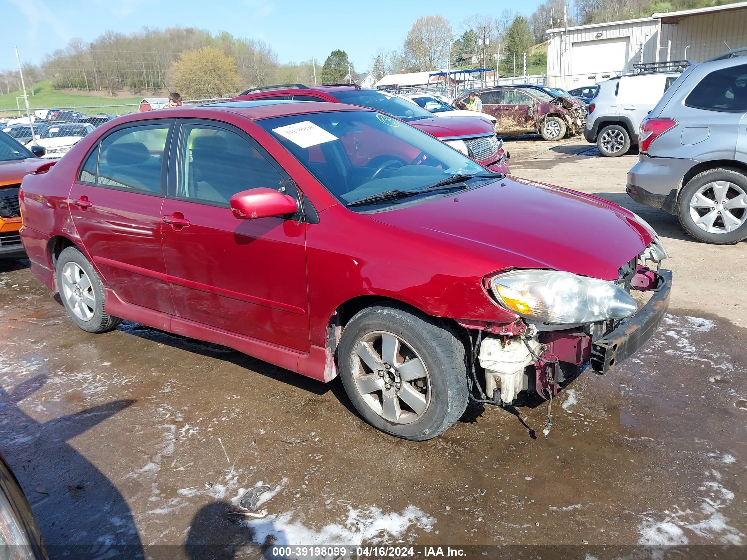 TOYOTA COROLLA 2007 2t1br32e67c742721