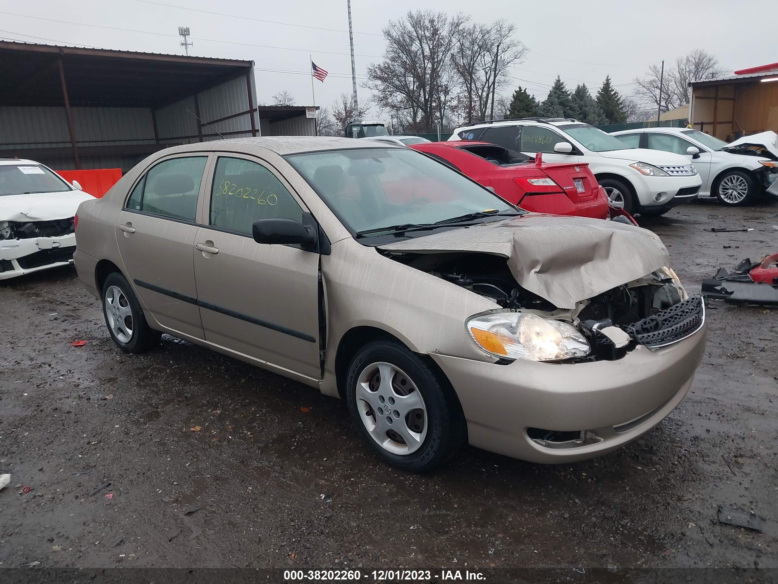 TOYOTA COROLLA 2007 2t1br32e67c765660