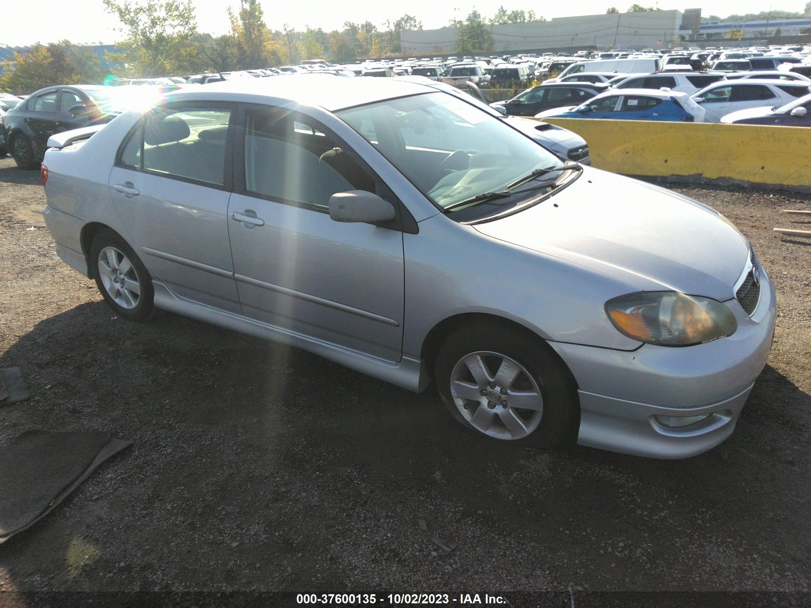 TOYOTA COROLLA 2007 2t1br32e67c795144