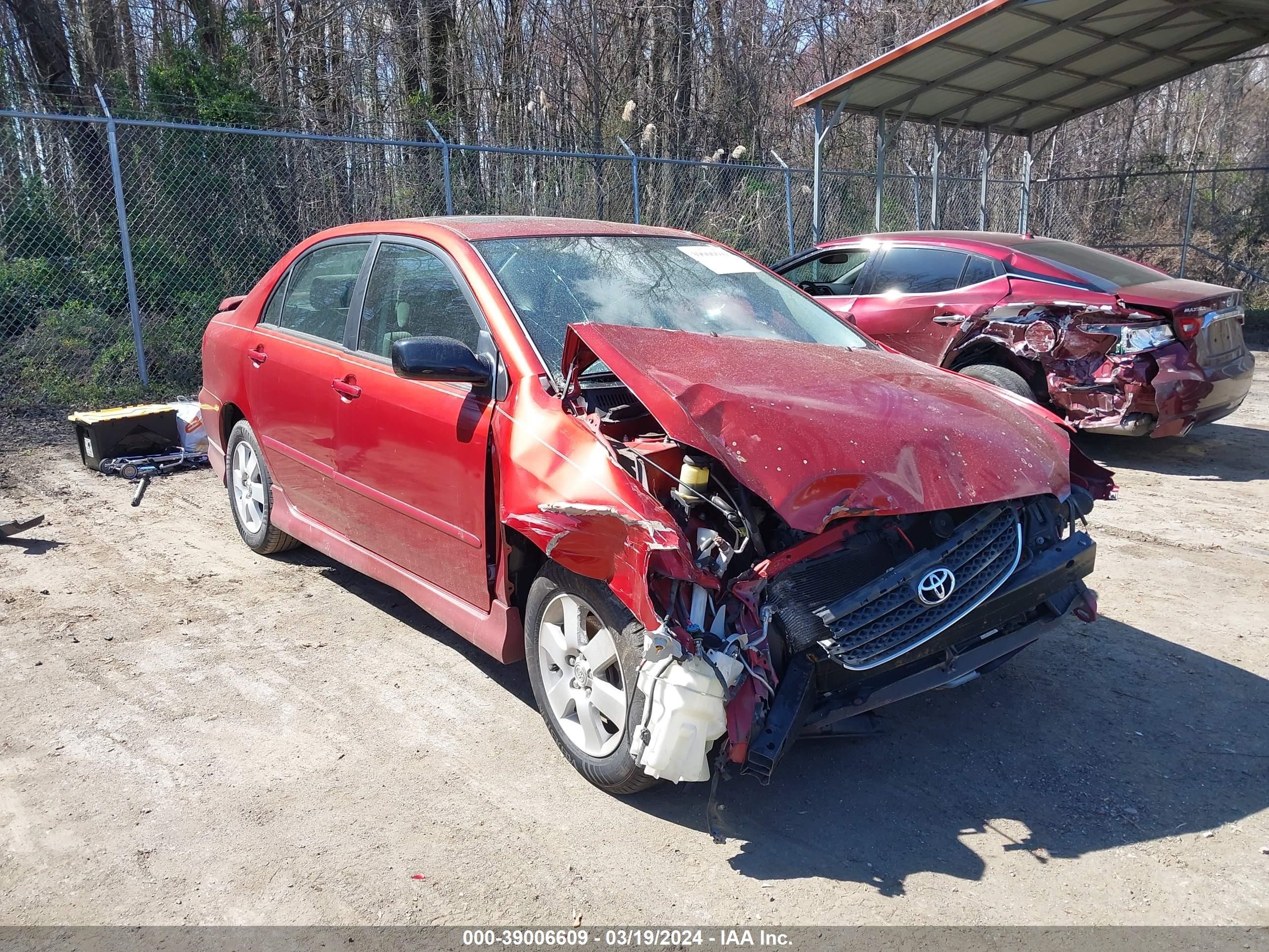 TOYOTA COROLLA 2007 2t1br32e67c824173