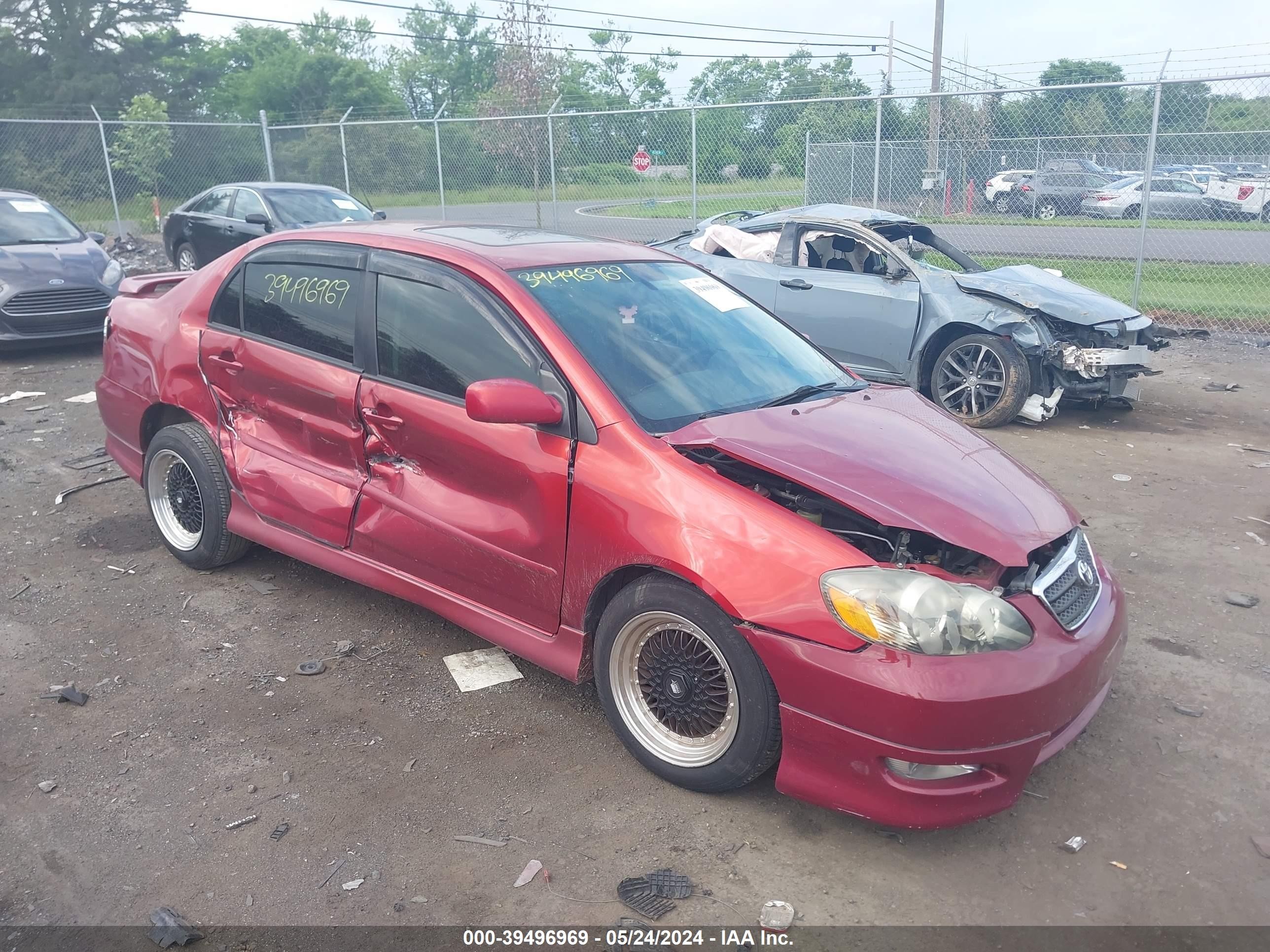 TOYOTA COROLLA 2008 2t1br32e68c872256