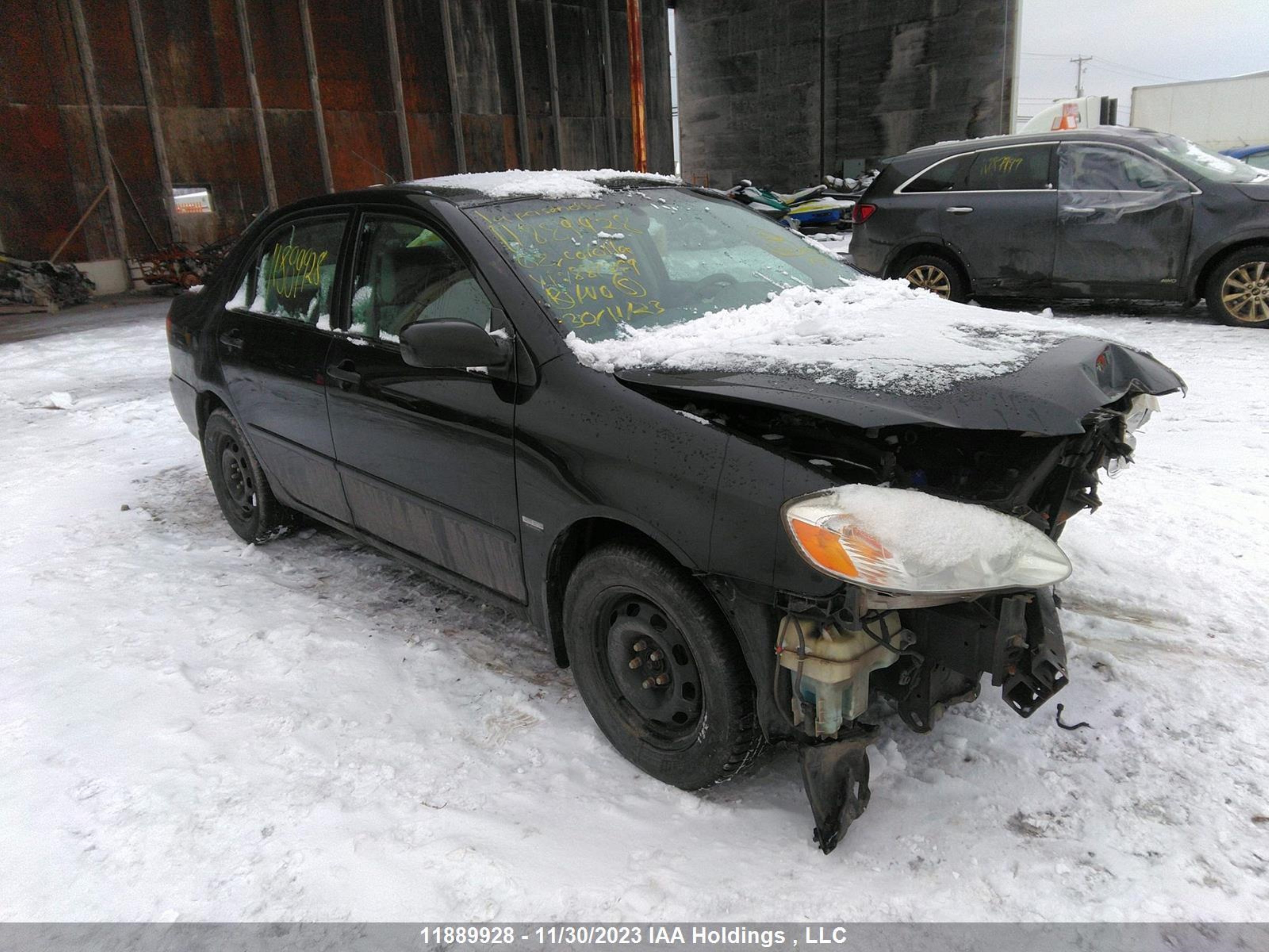 TOYOTA COROLLA 2008 2t1br32e68c887369