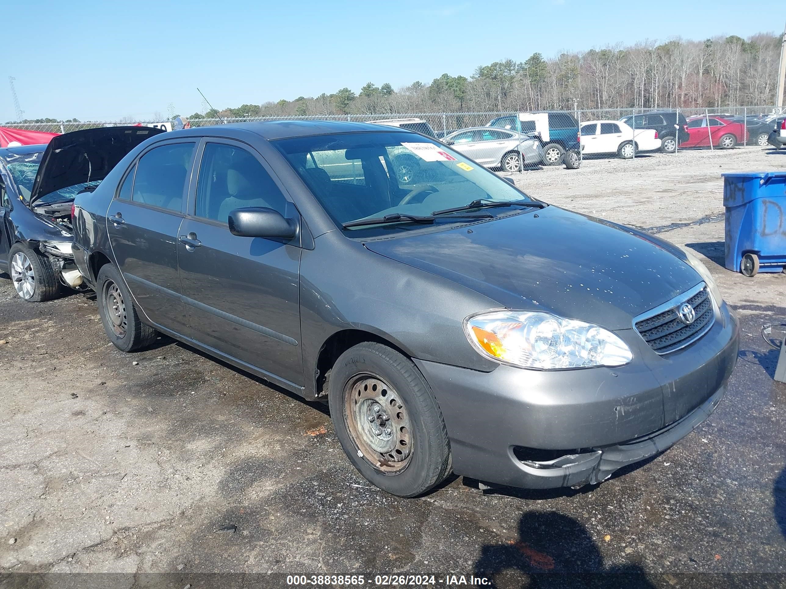 TOYOTA COROLLA 2008 2t1br32e68c916126