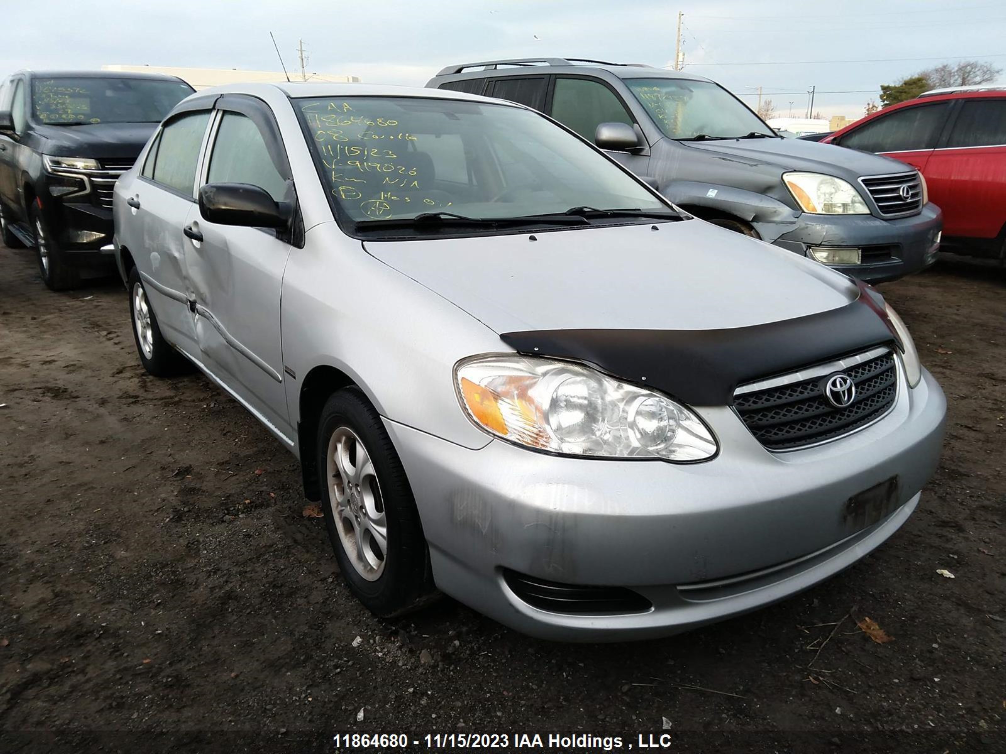 TOYOTA COROLLA 2008 2t1br32e68c919026