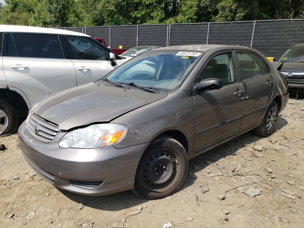 TOYOTA COROLLA 2003 2t1br32e73c135768