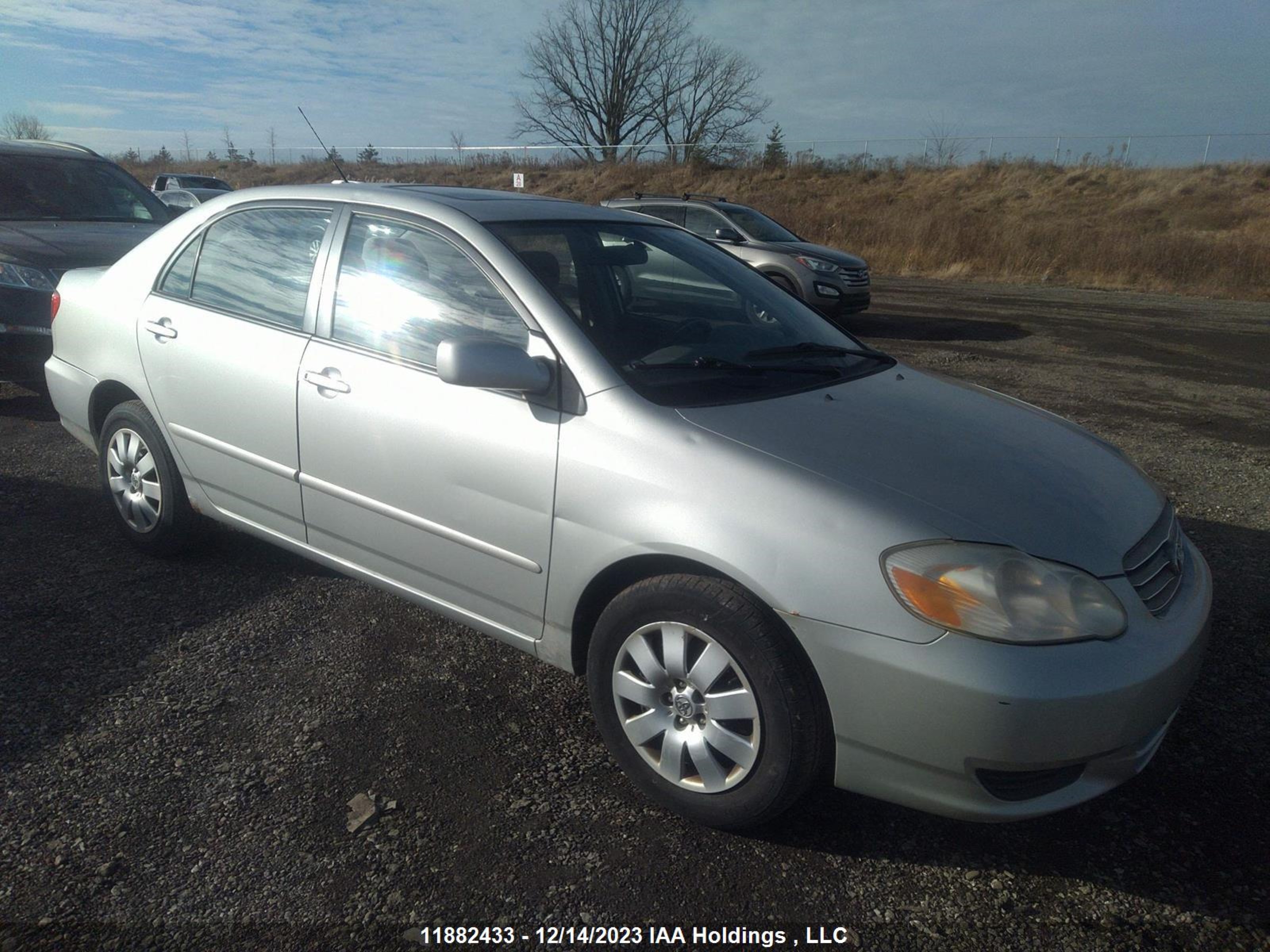 TOYOTA COROLLA 2003 2t1br32e73c158774