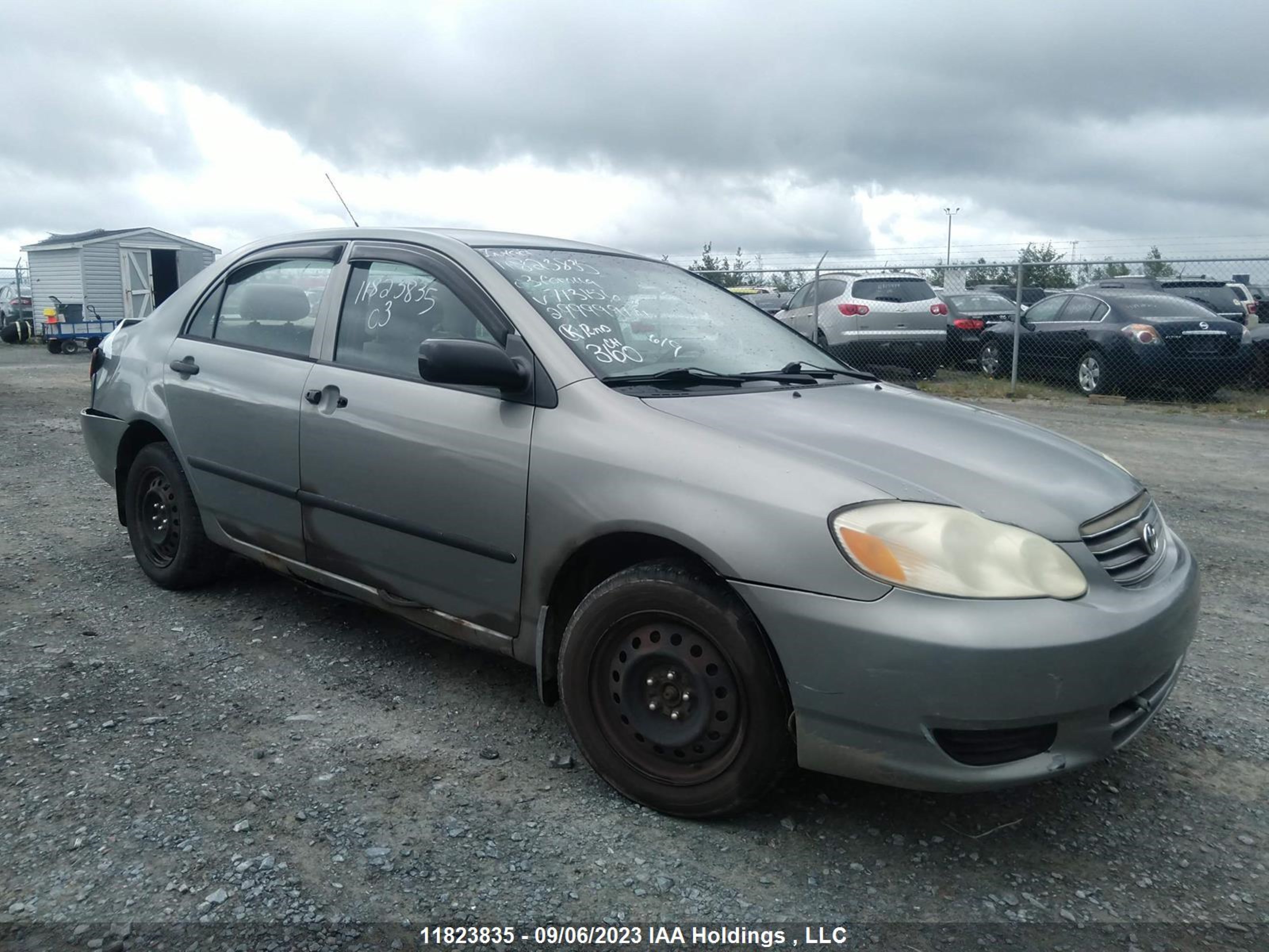 TOYOTA COROLLA 2003 2t1br32e73c713156