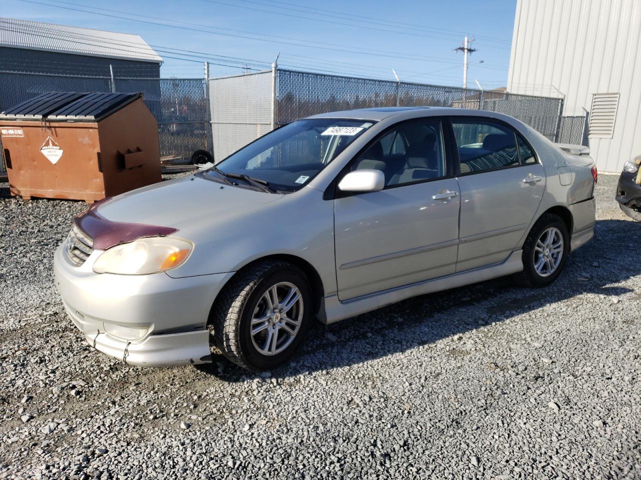 TOYOTA COROLLA 2003 2t1br32e73c754922