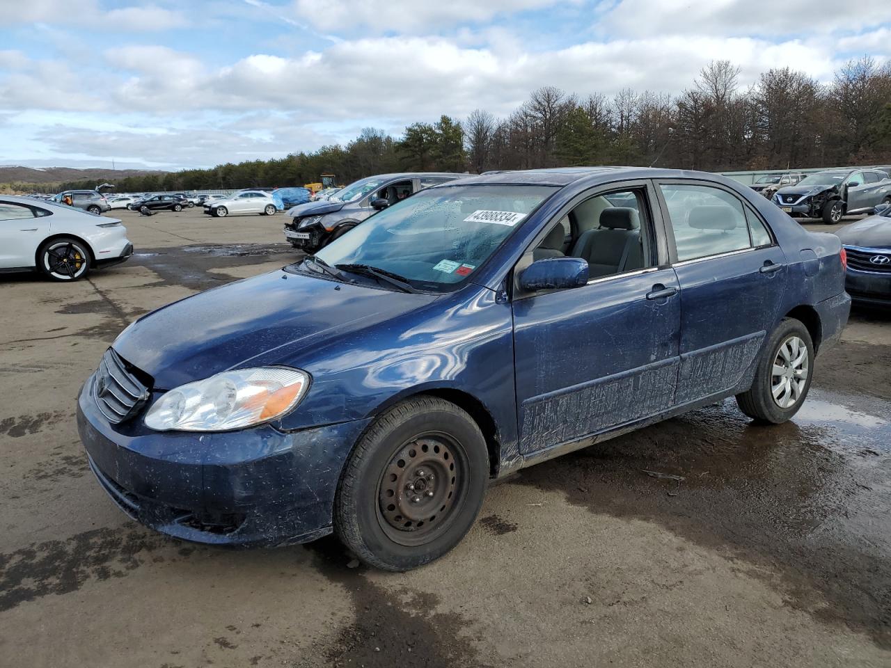 TOYOTA COROLLA 2004 2t1br32e74c239629