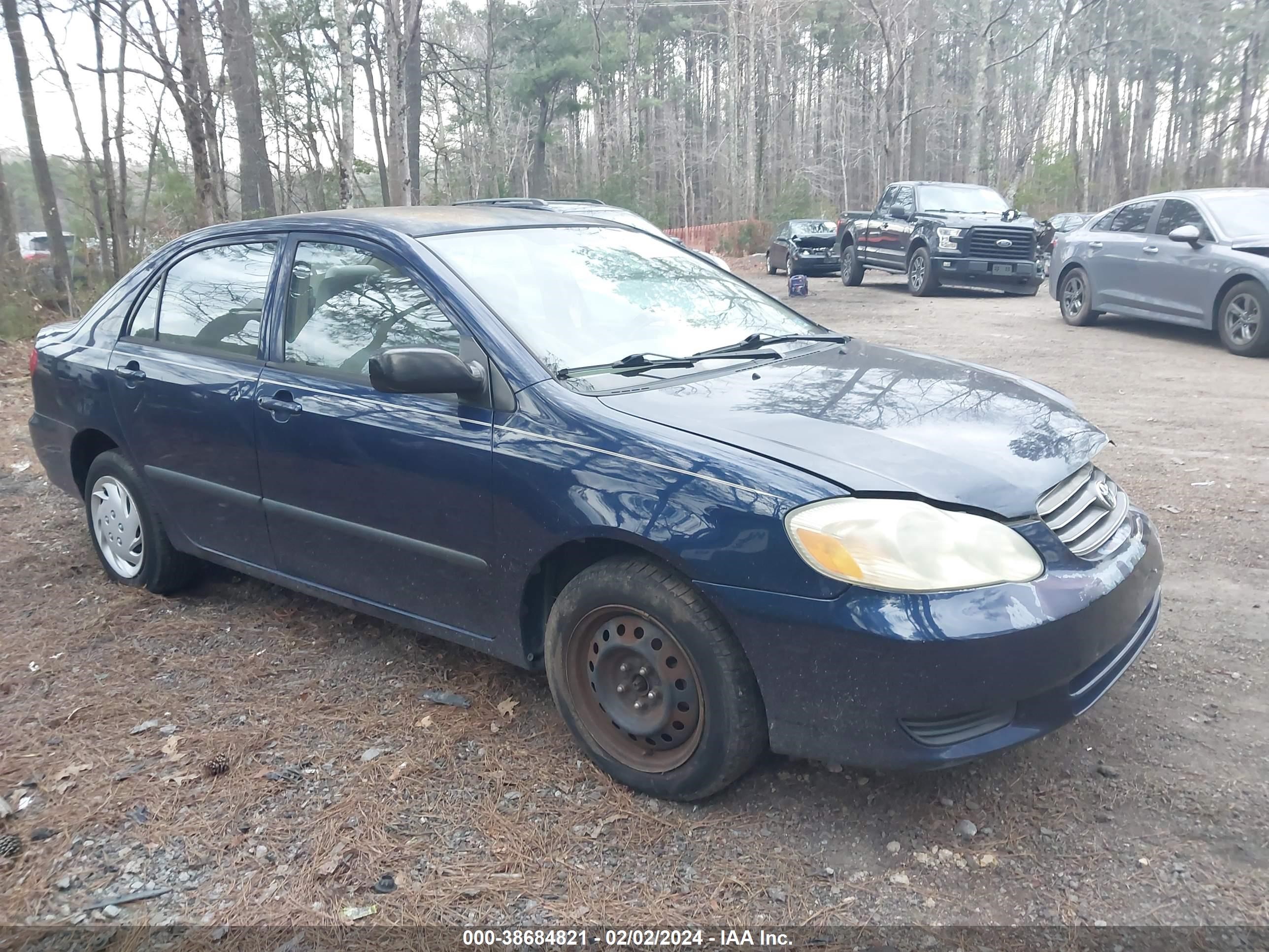 TOYOTA COROLLA 2004 2t1br32e74c290970