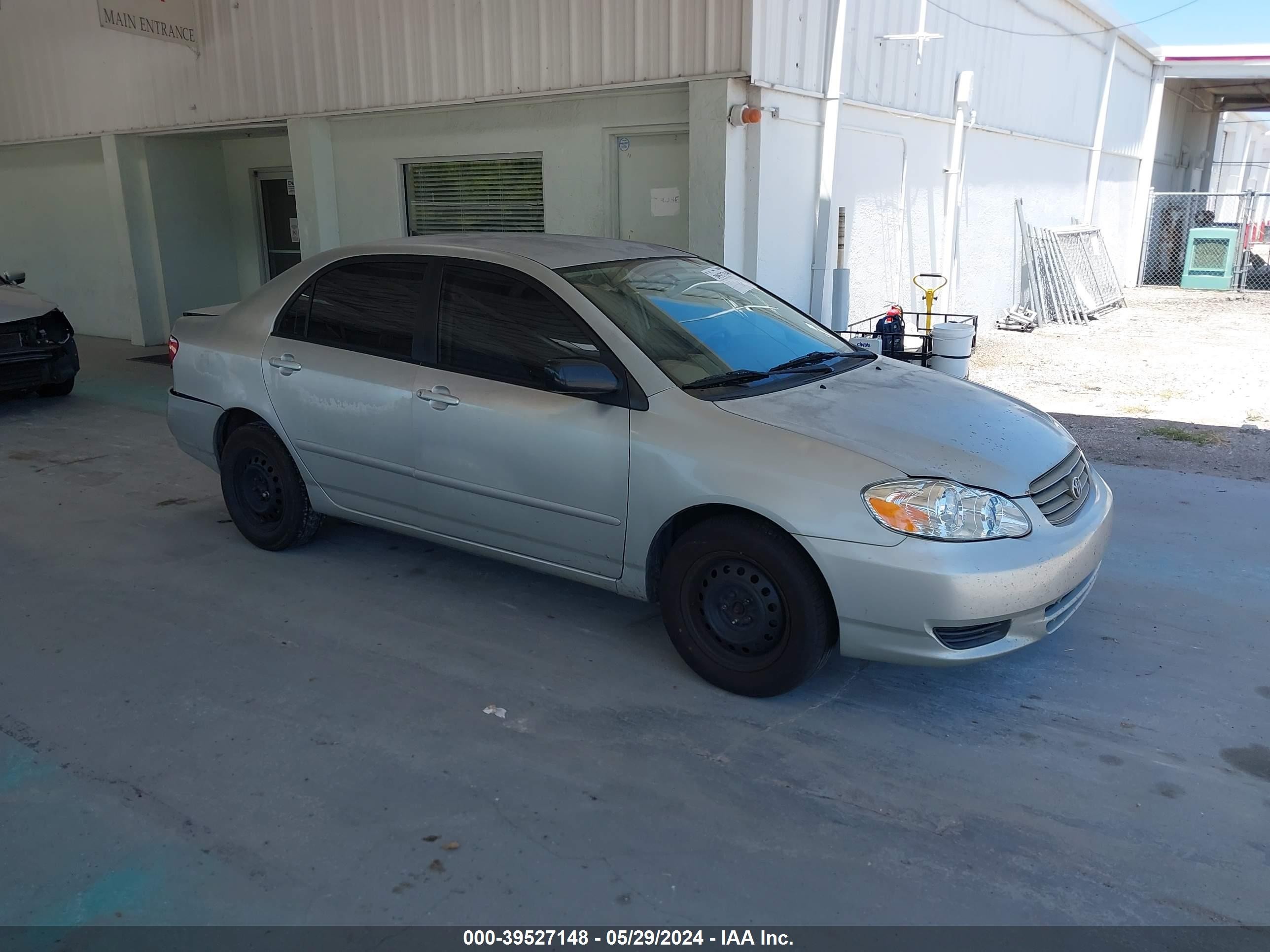 TOYOTA COROLLA 2004 2t1br32e74c300624