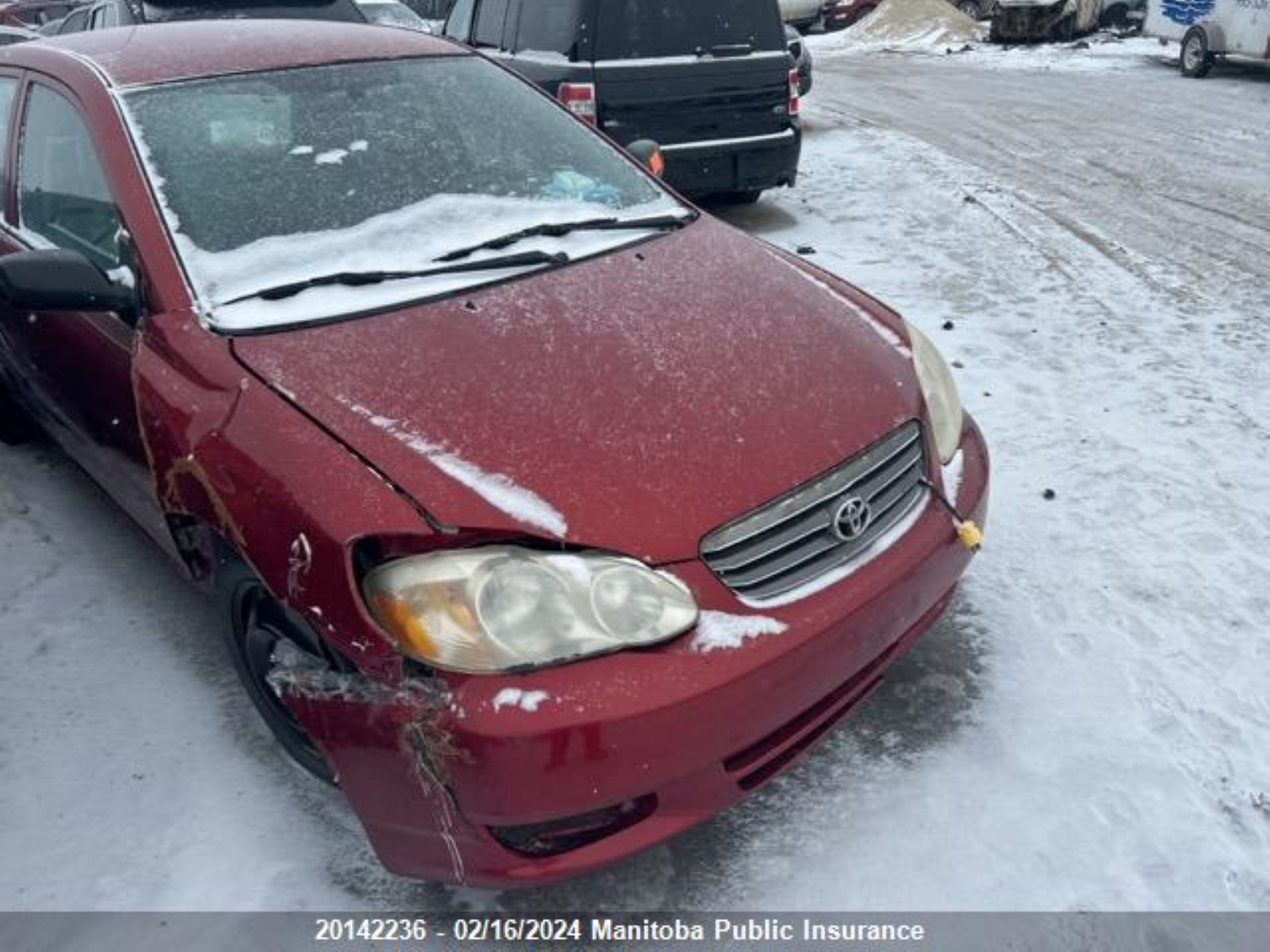 TOYOTA COROLLA 2004 2t1br32e74c808947