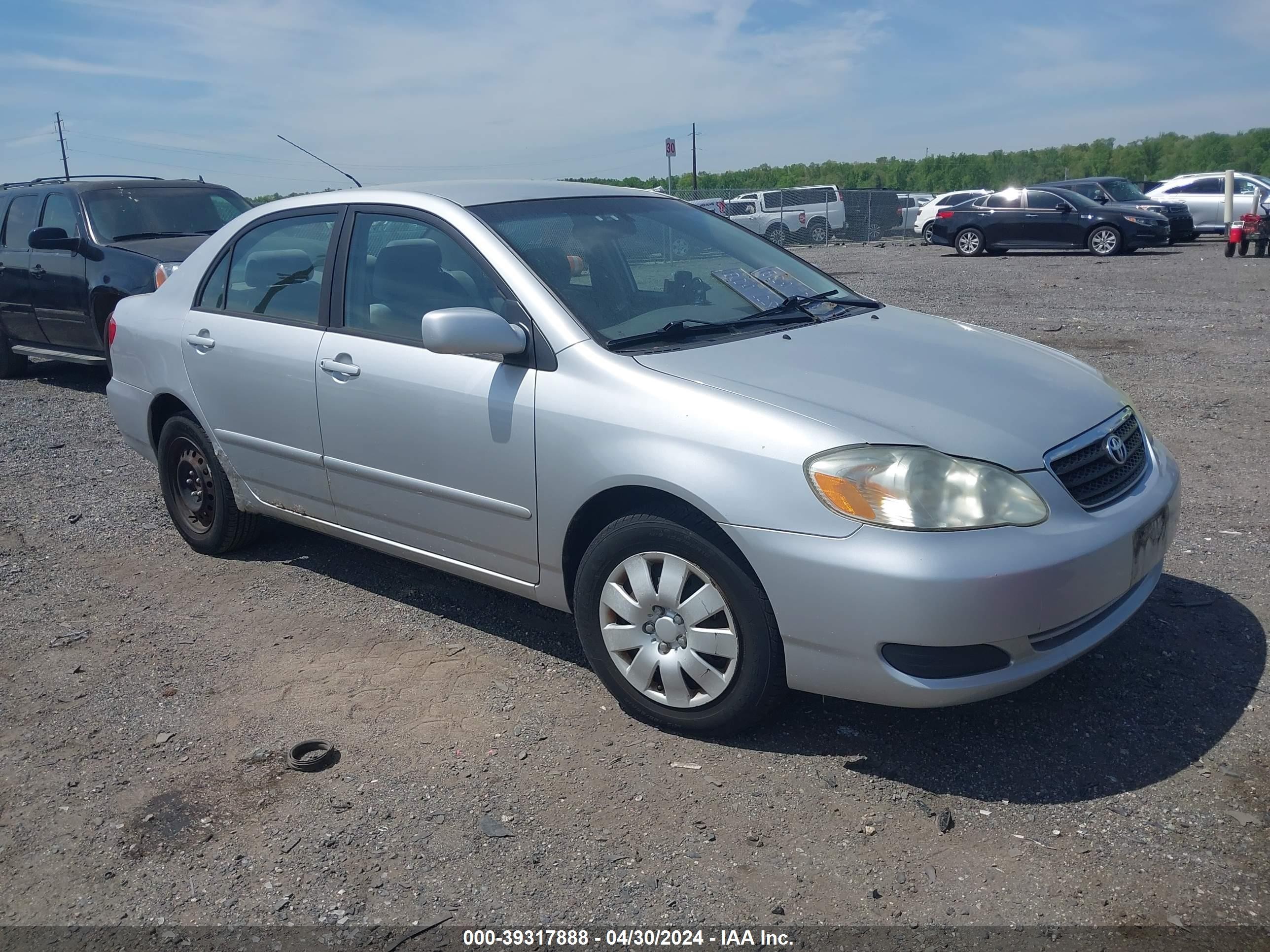 TOYOTA COROLLA 2005 2t1br32e75c334757