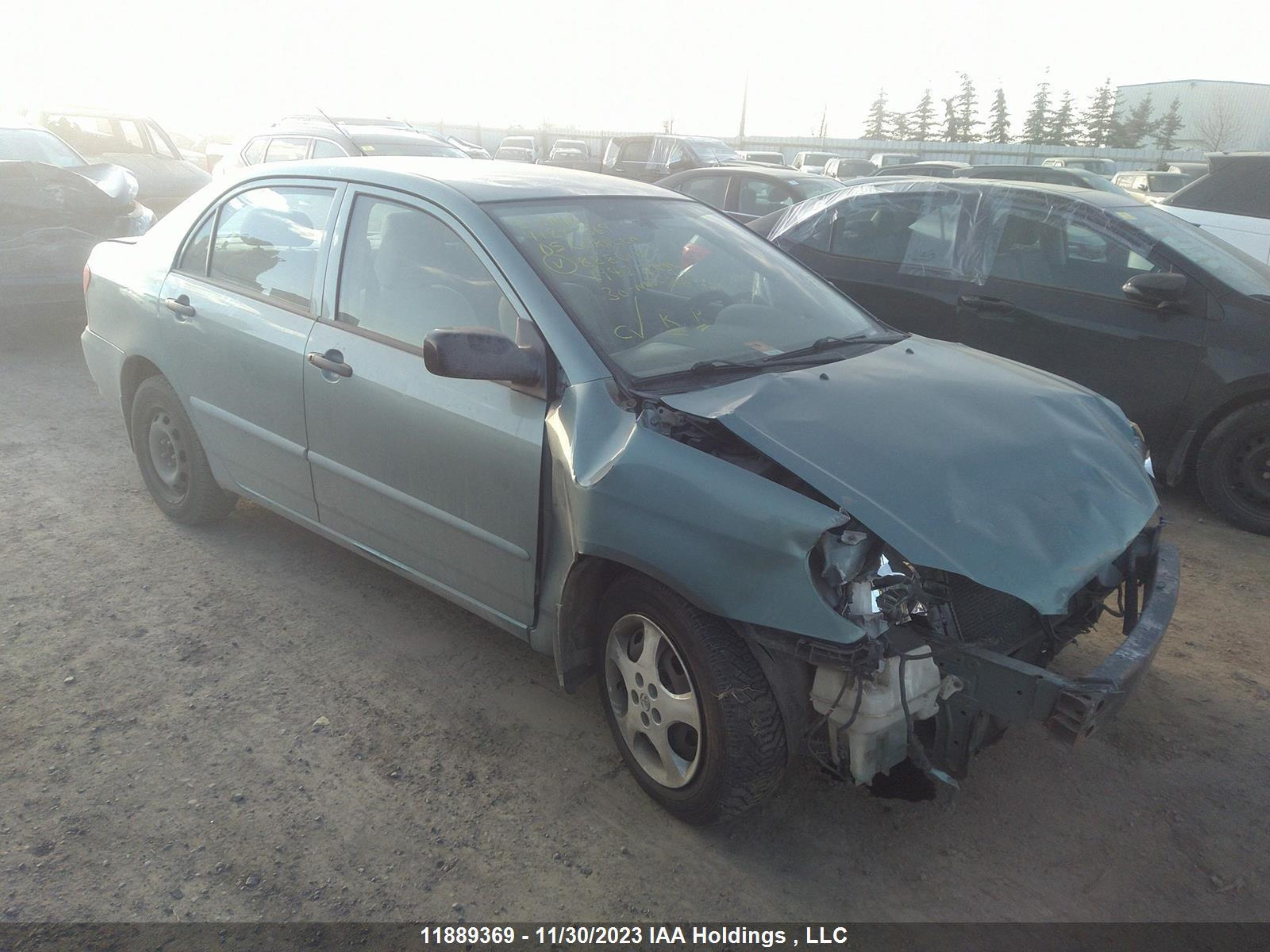 TOYOTA COROLLA 2005 2t1br32e75c888610