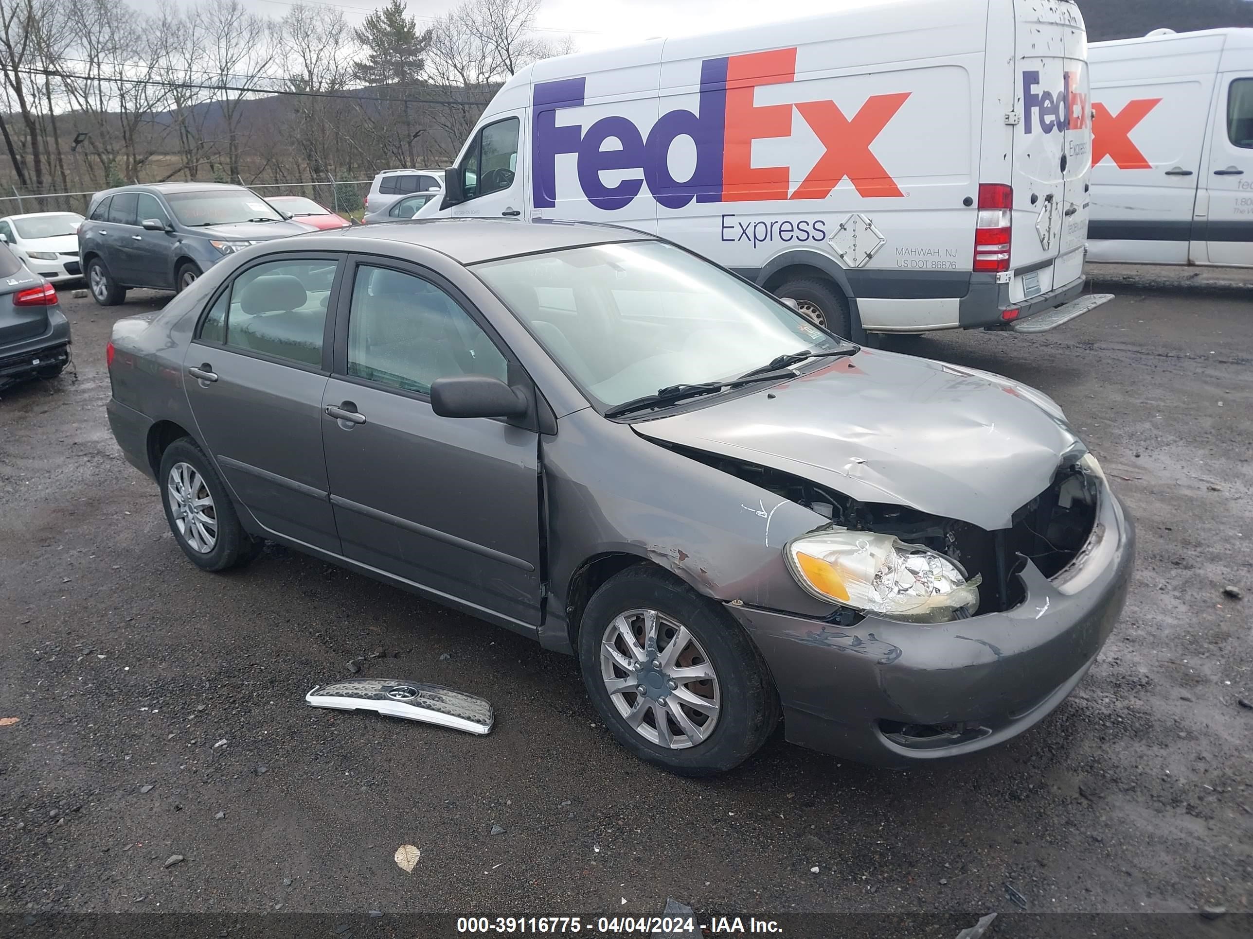 TOYOTA COROLLA 2006 2t1br32e76c625616