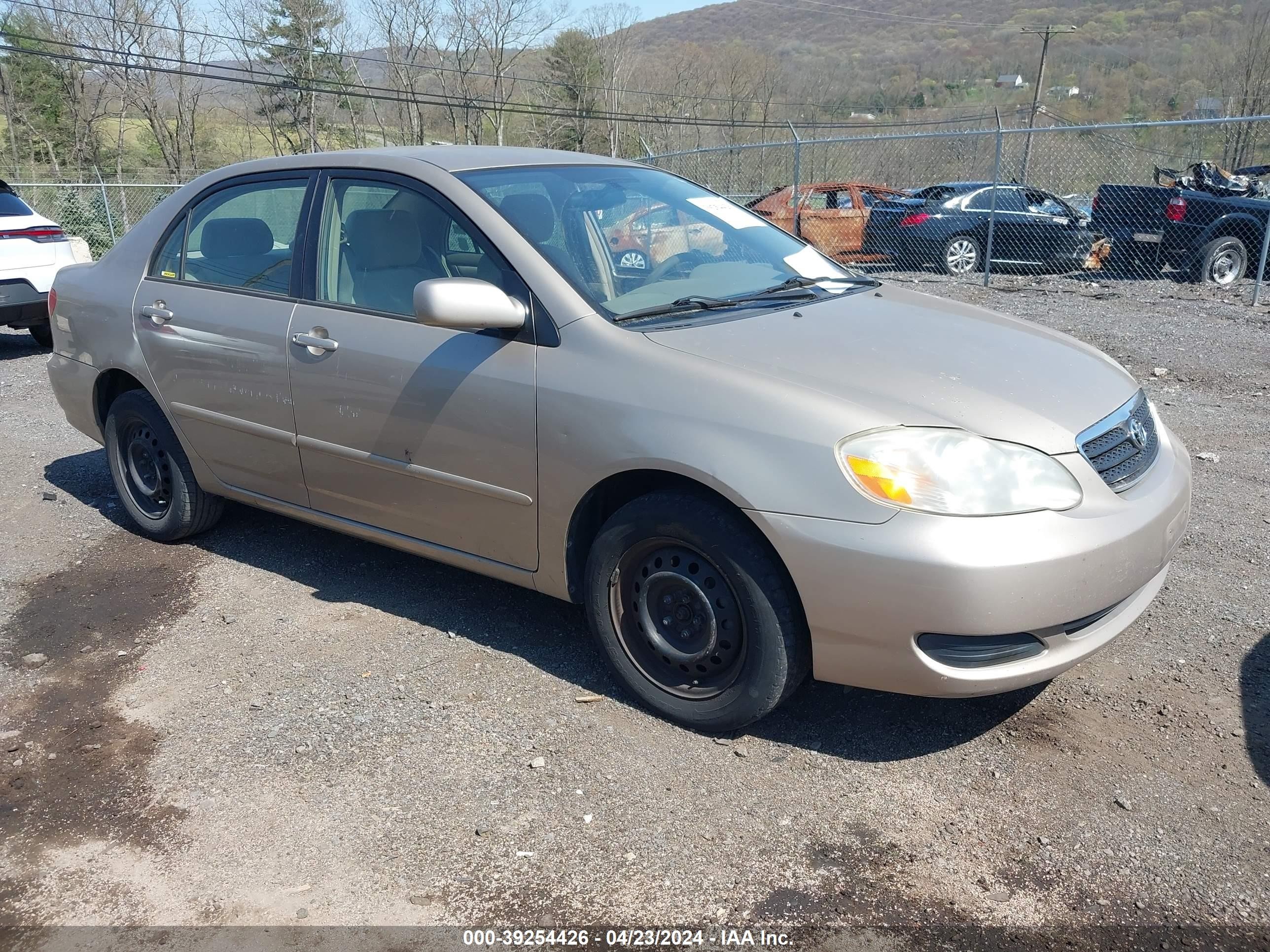 TOYOTA COROLLA 2006 2t1br32e76c629262