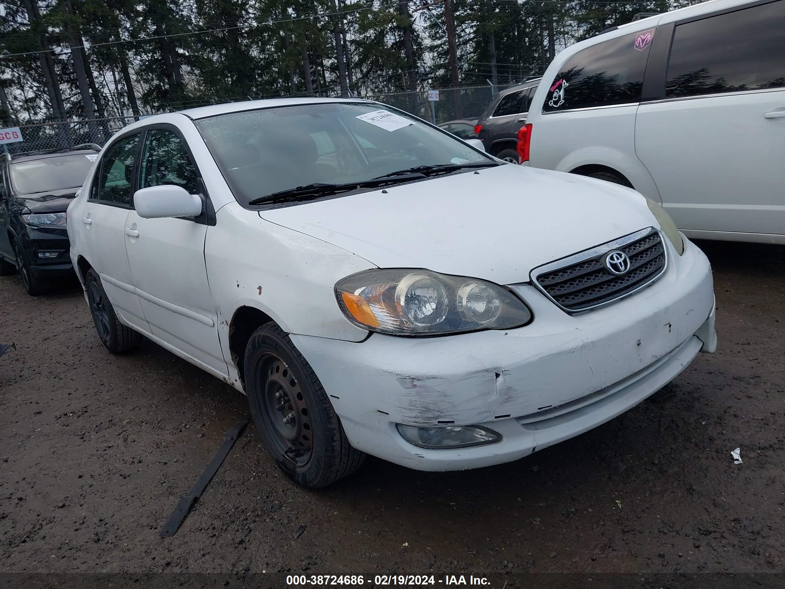 TOYOTA COROLLA 2007 2t1br32e77c783522