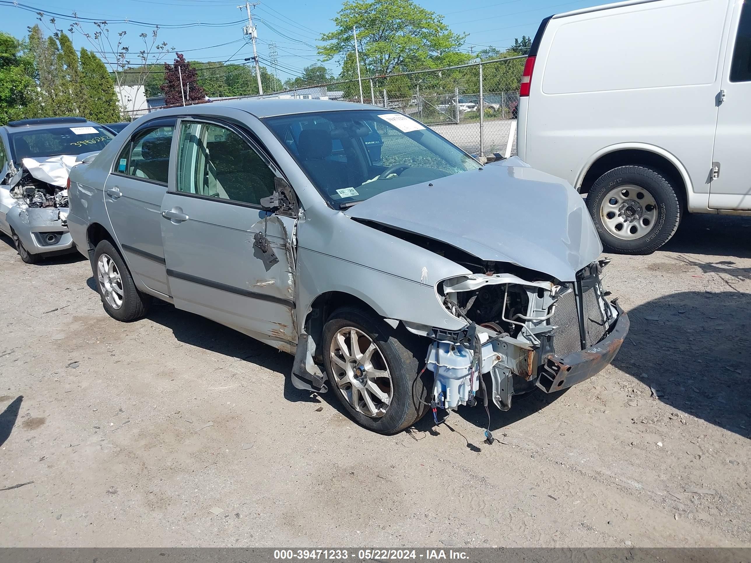 TOYOTA COROLLA 2007 2t1br32e77c797646