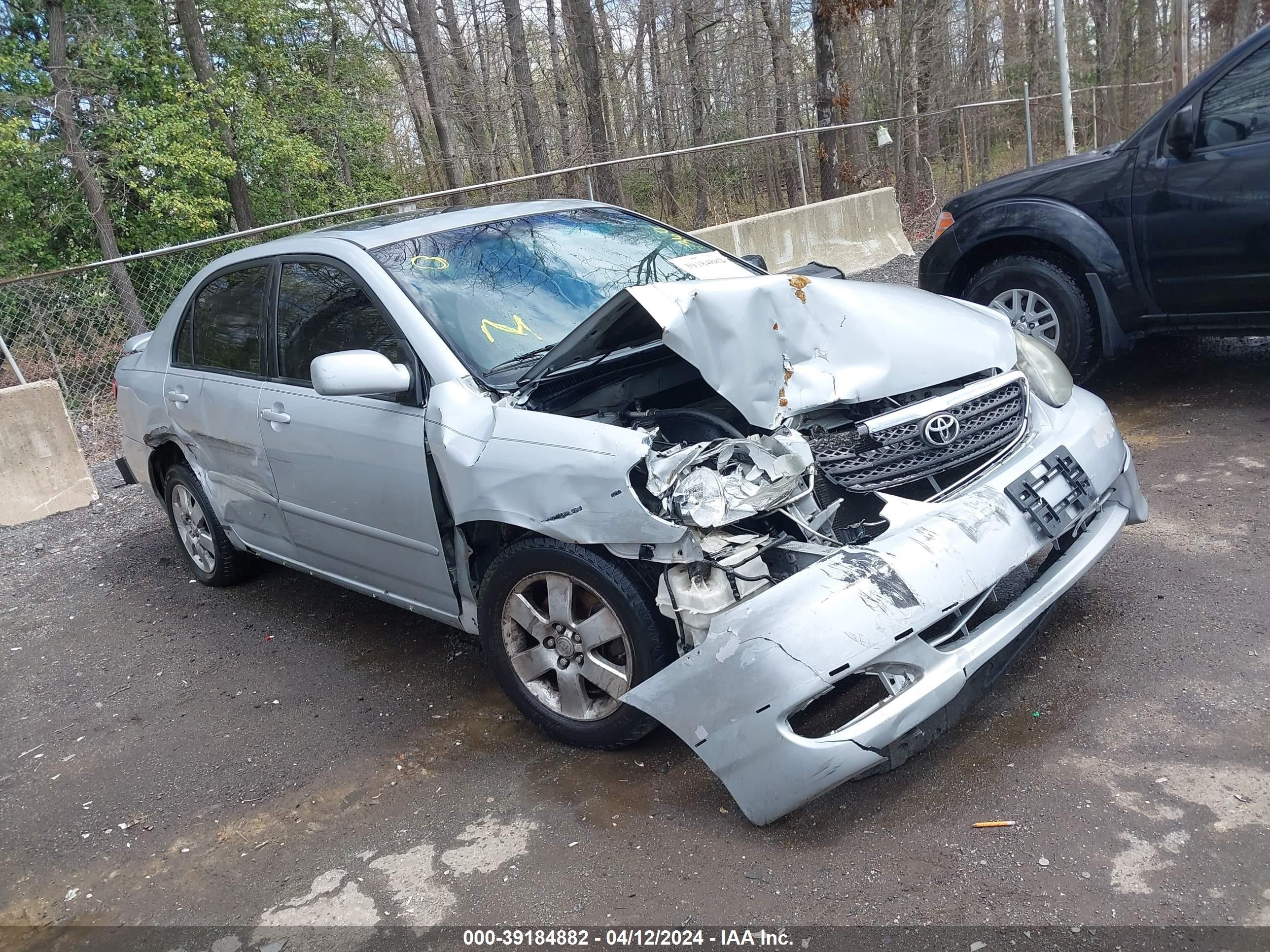 TOYOTA COROLLA 2007 2t1br32e77c848837