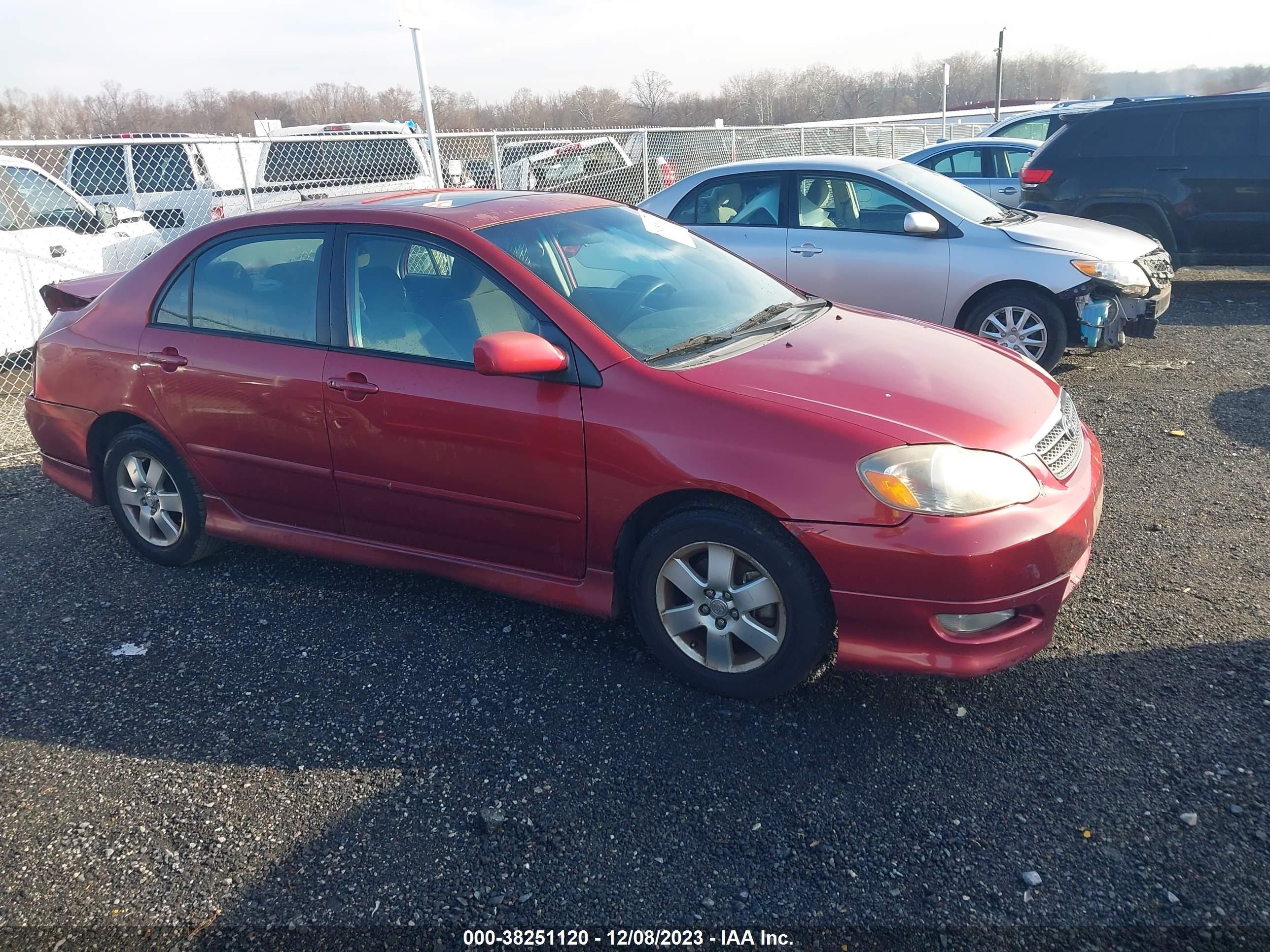 TOYOTA COROLLA 2008 2t1br32e78c931136