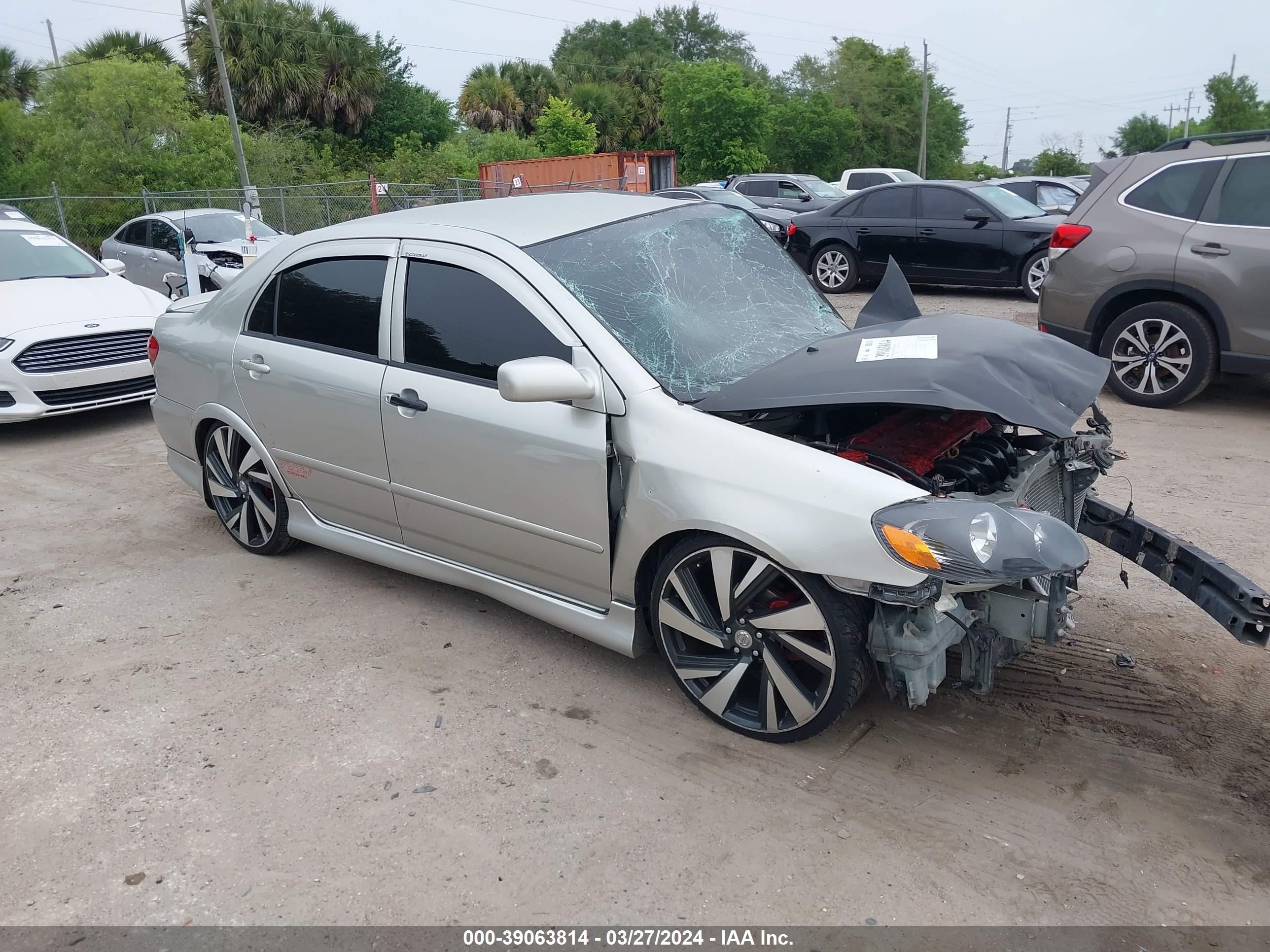 TOYOTA COROLLA 2003 2t1br32e83c024923